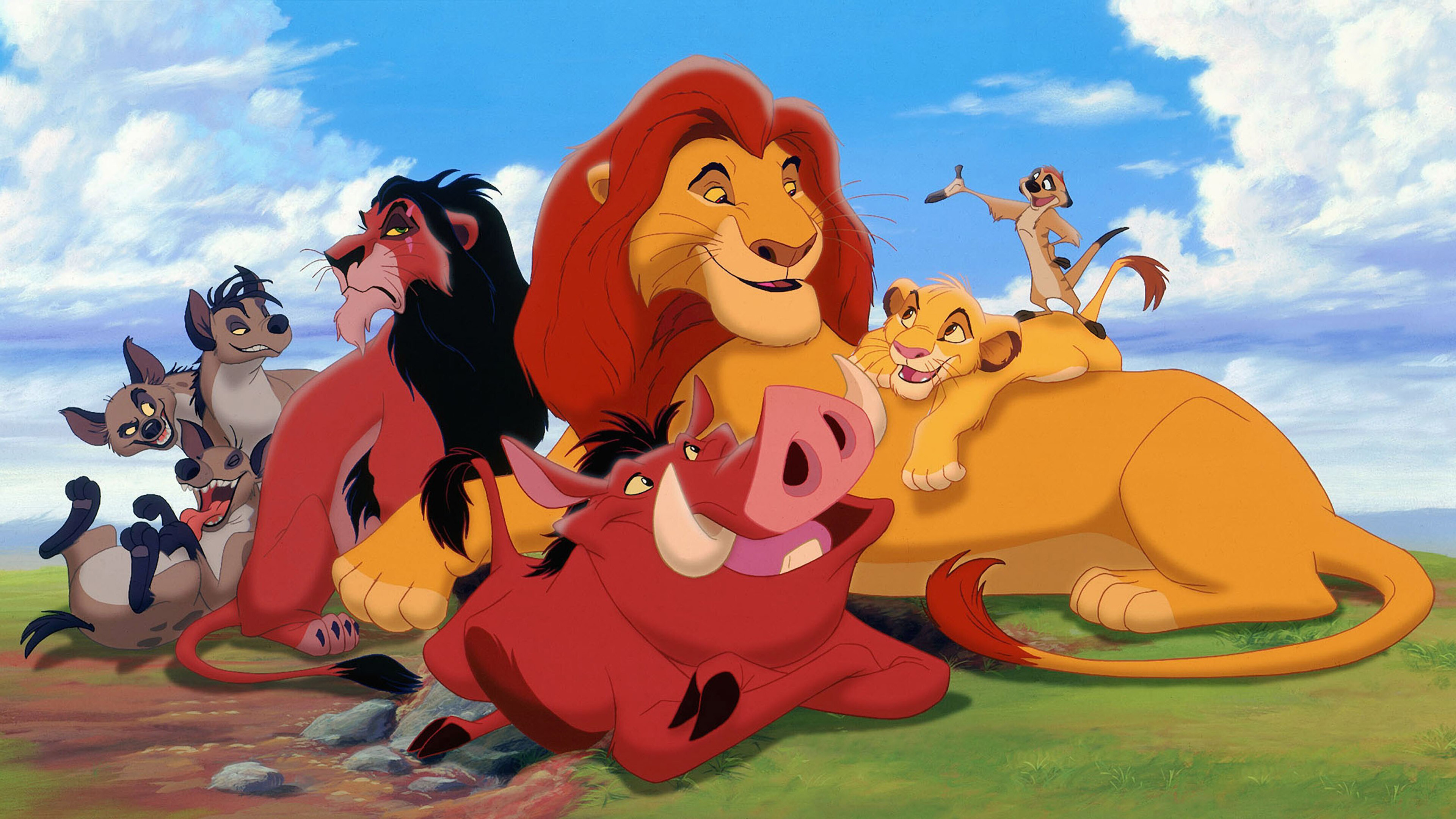 The Lion King, Disney characters, Scar and Simba, HD wallpaper, 3840x2160 4K Desktop
