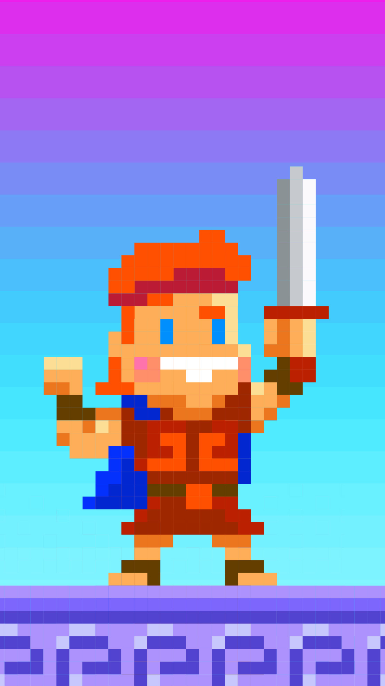 Pixel art, Hercules Wallpaper, 1250x2210 HD Phone