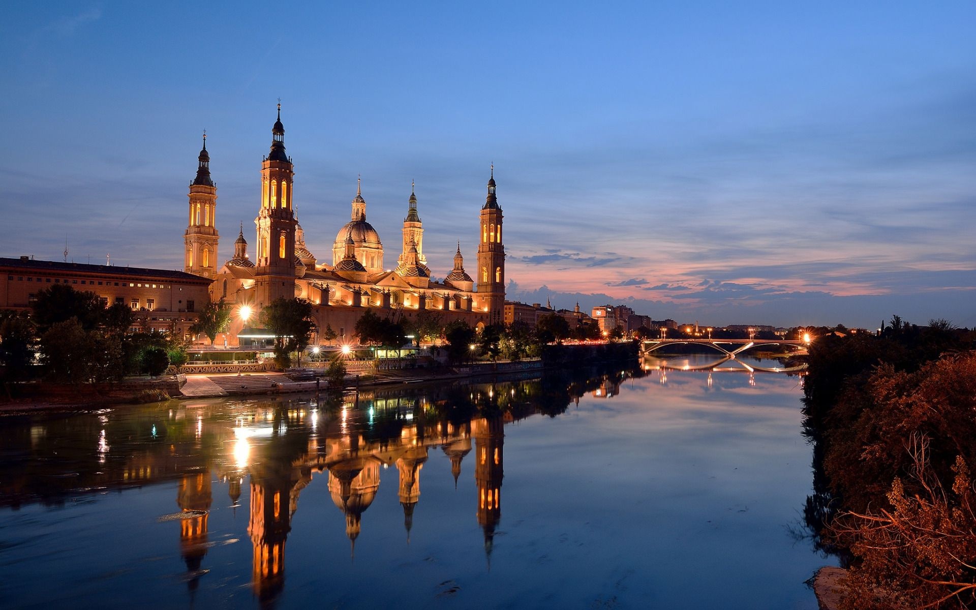 Ebro River, Travels, Zaragoza, Wallpapers, 1920x1200 HD Desktop