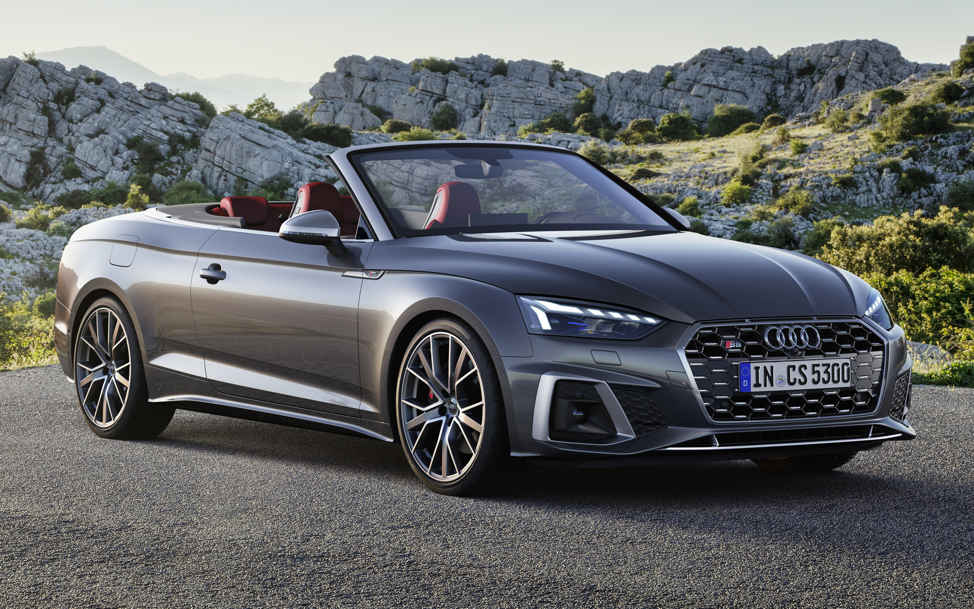 2020 Audi S5 Cabriolet, Open-air luxury, Convertible design, Dynamic driving, 1920x1200 HD Desktop