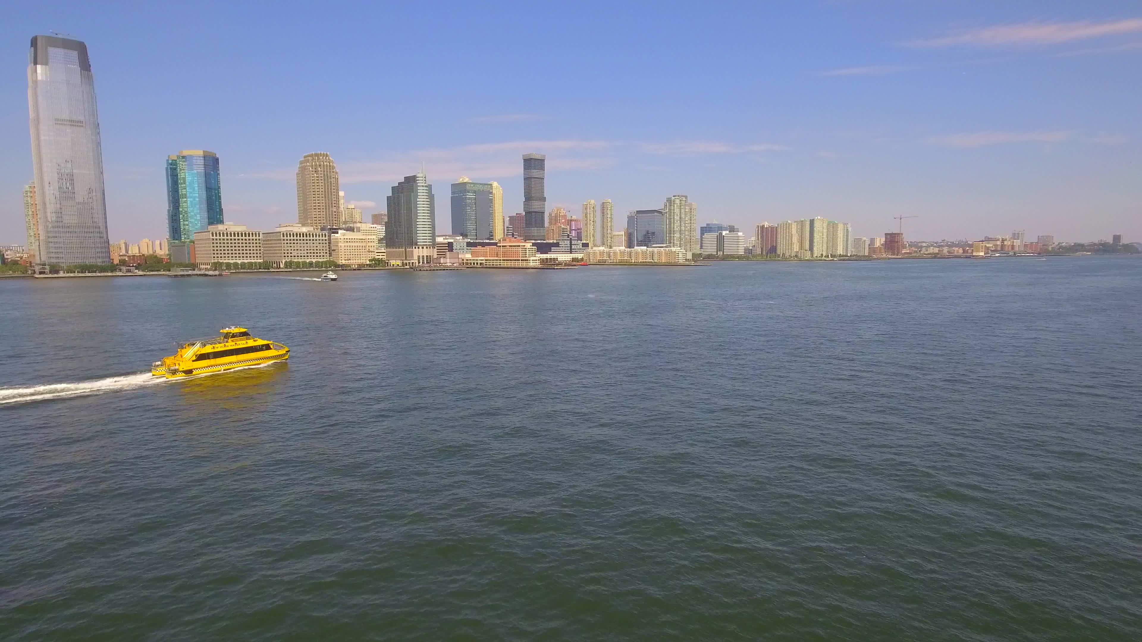 Water Taxi, Aerial video, Coal Harbour, Bowen Island, 3840x2160 4K Desktop