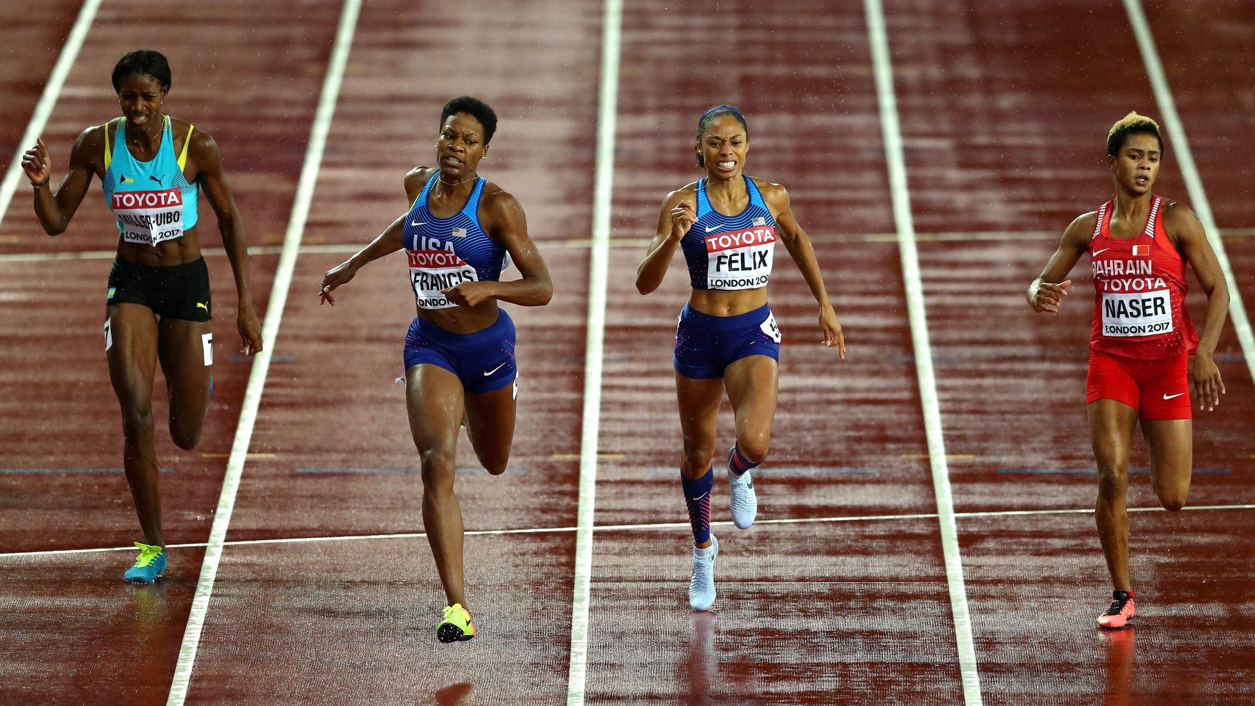 London 2017, Shaunae Miller-Uibo Wallpaper, 2560x1440 HD Desktop