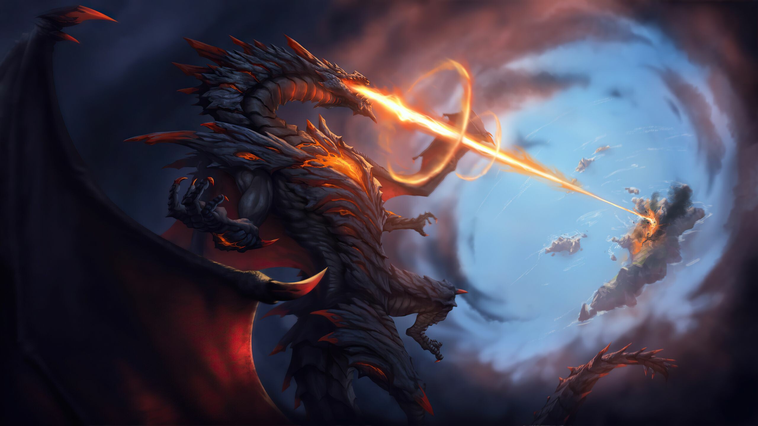 Wyvern, Dragons Wallpaper, 2560x1440 HD Desktop