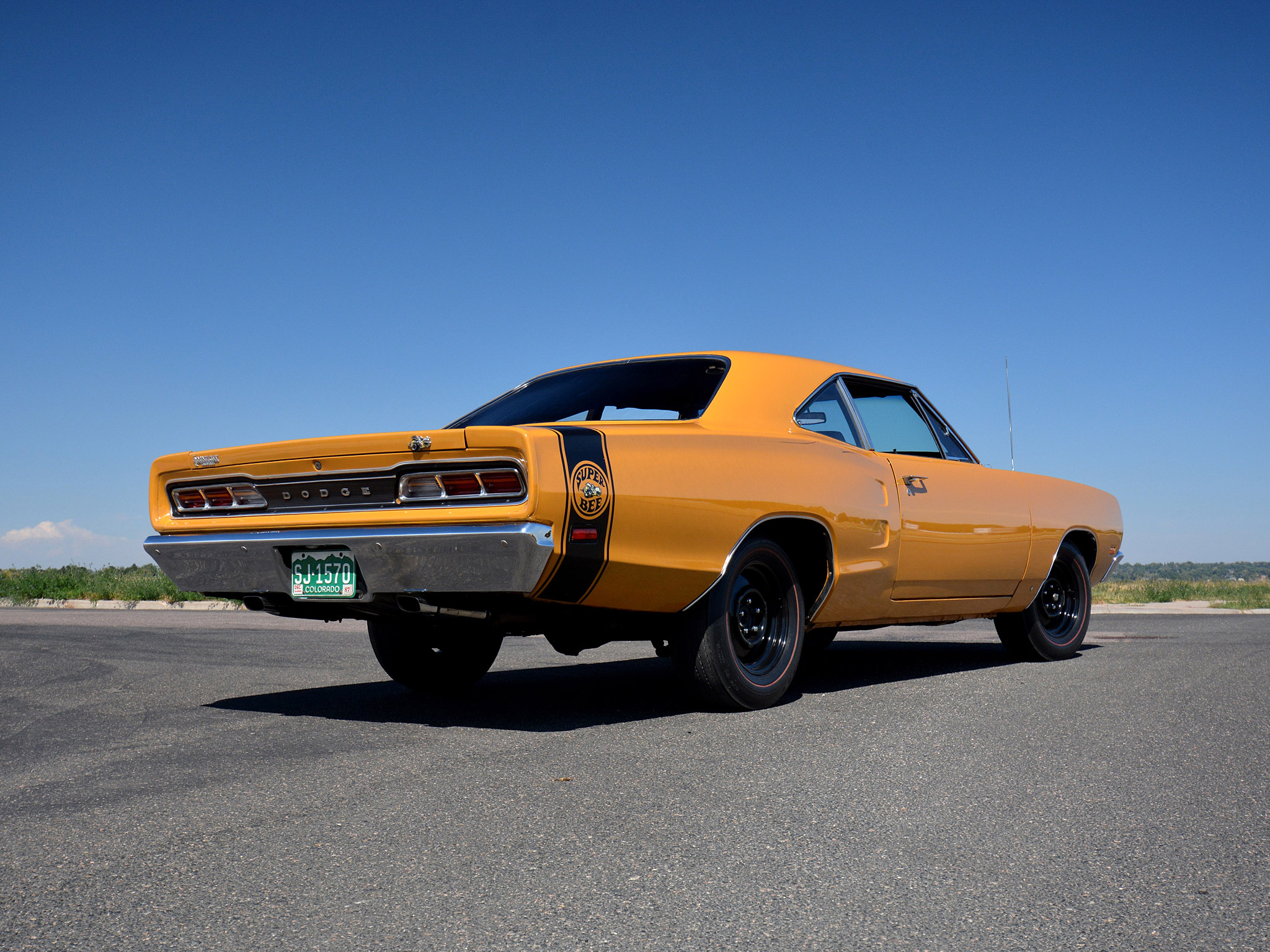 SuperBee 1969 Rear View, Dodge Coronet Wallpaper, 2050x1540 HD Desktop