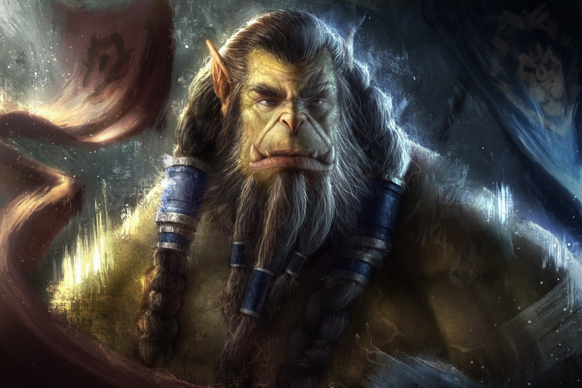 Durotan, Warcraft movie character, Animated orc wallpaper, 1920x1280 HD Desktop