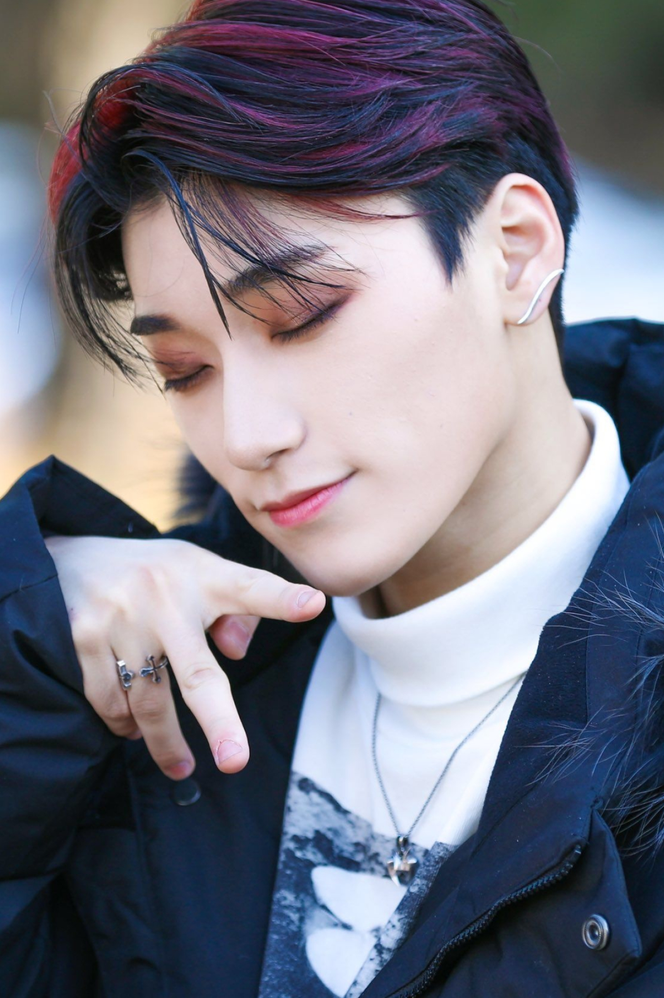 San, ATEEZ, Woo young, Kpop, 1370x2050 HD Phone