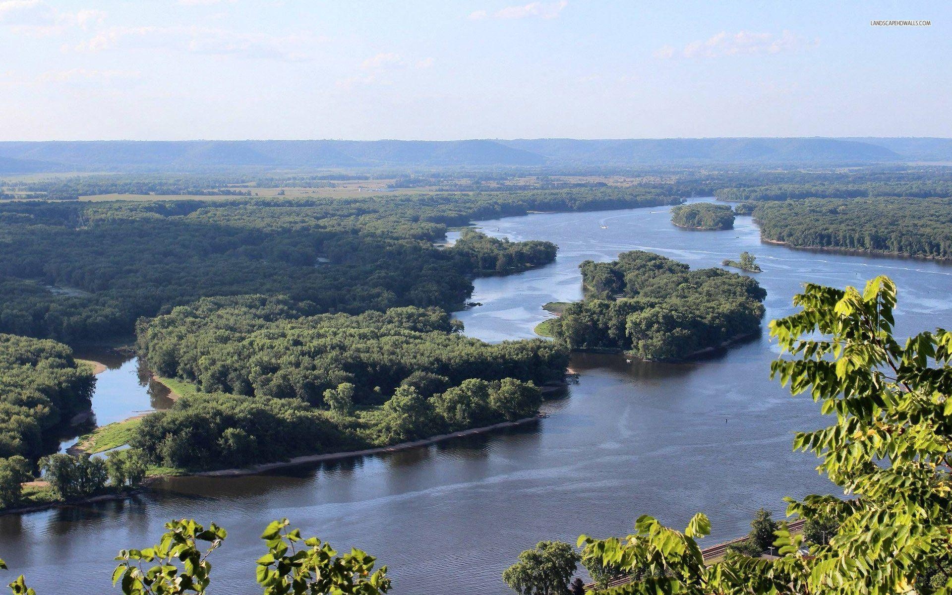 The Mississippi River, Wallpaper, 1920x1200 HD Desktop