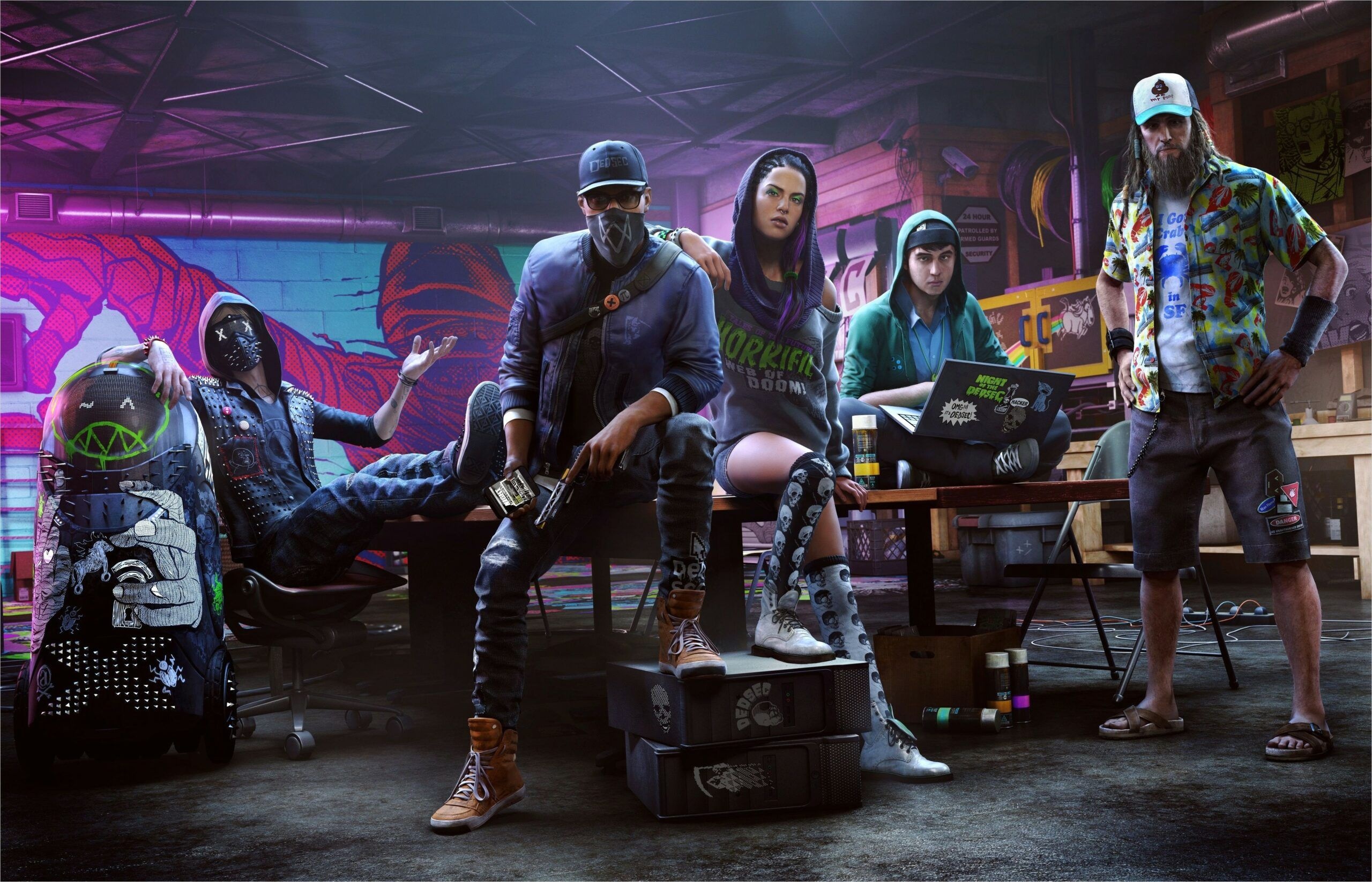 Marcus Holloway, Wrench, Sitara Dhawan, Raymond Kenney, Josh Sauchak, HD Desktop wallpaper