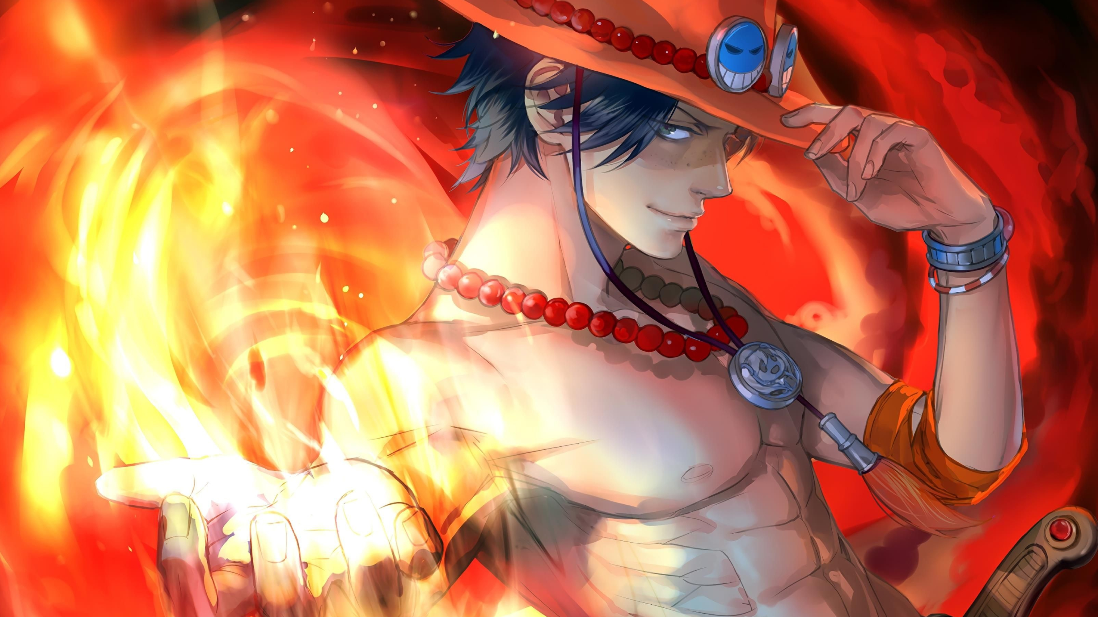 Portgas D. Ace, Mera Mera no Mi flames, One Piece, HD Desktop wallpaper