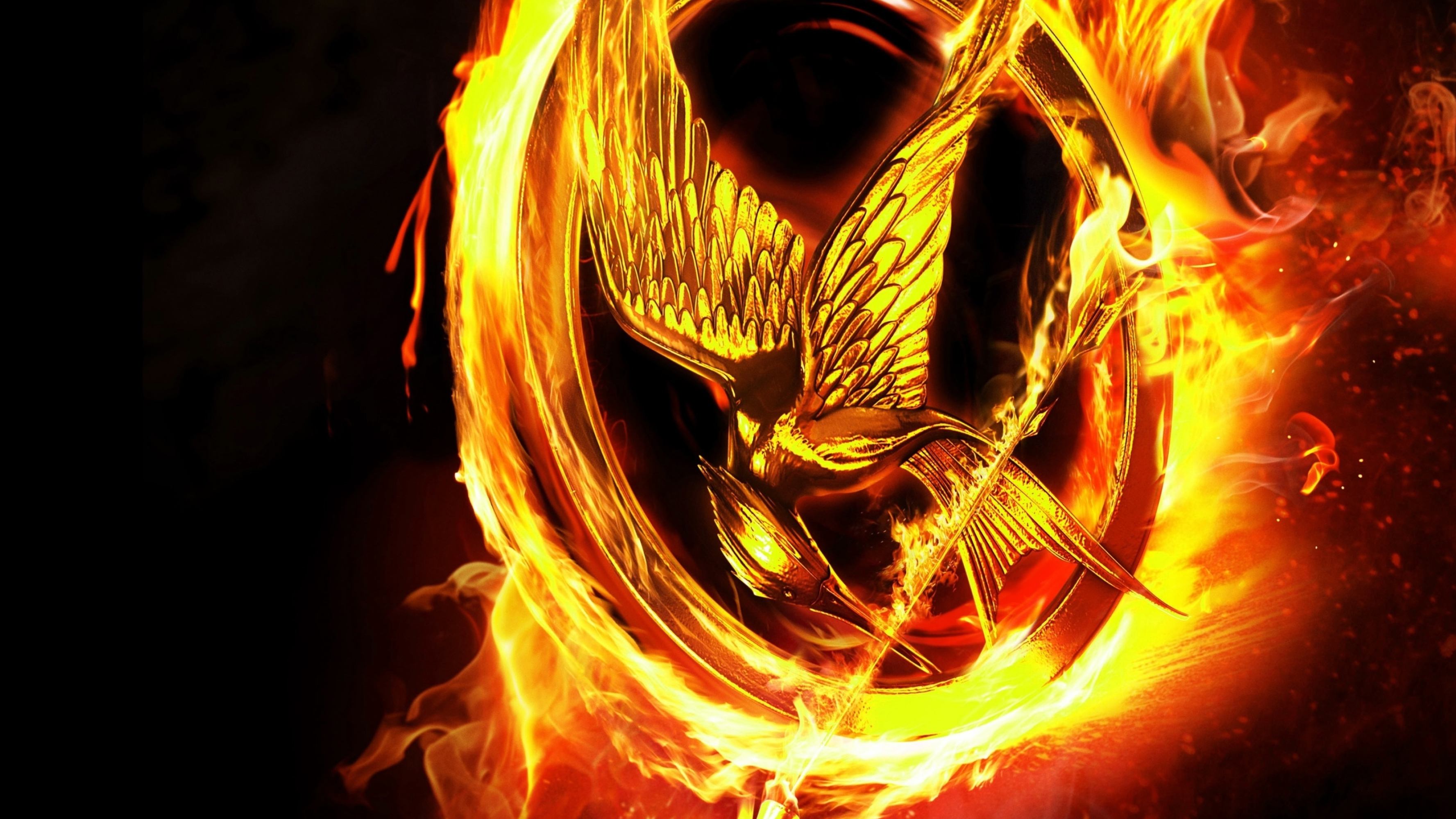 The Hunger Games, Desktop wallpapers, Movie franchise, Dystopian society, 3560x2000 HD Desktop