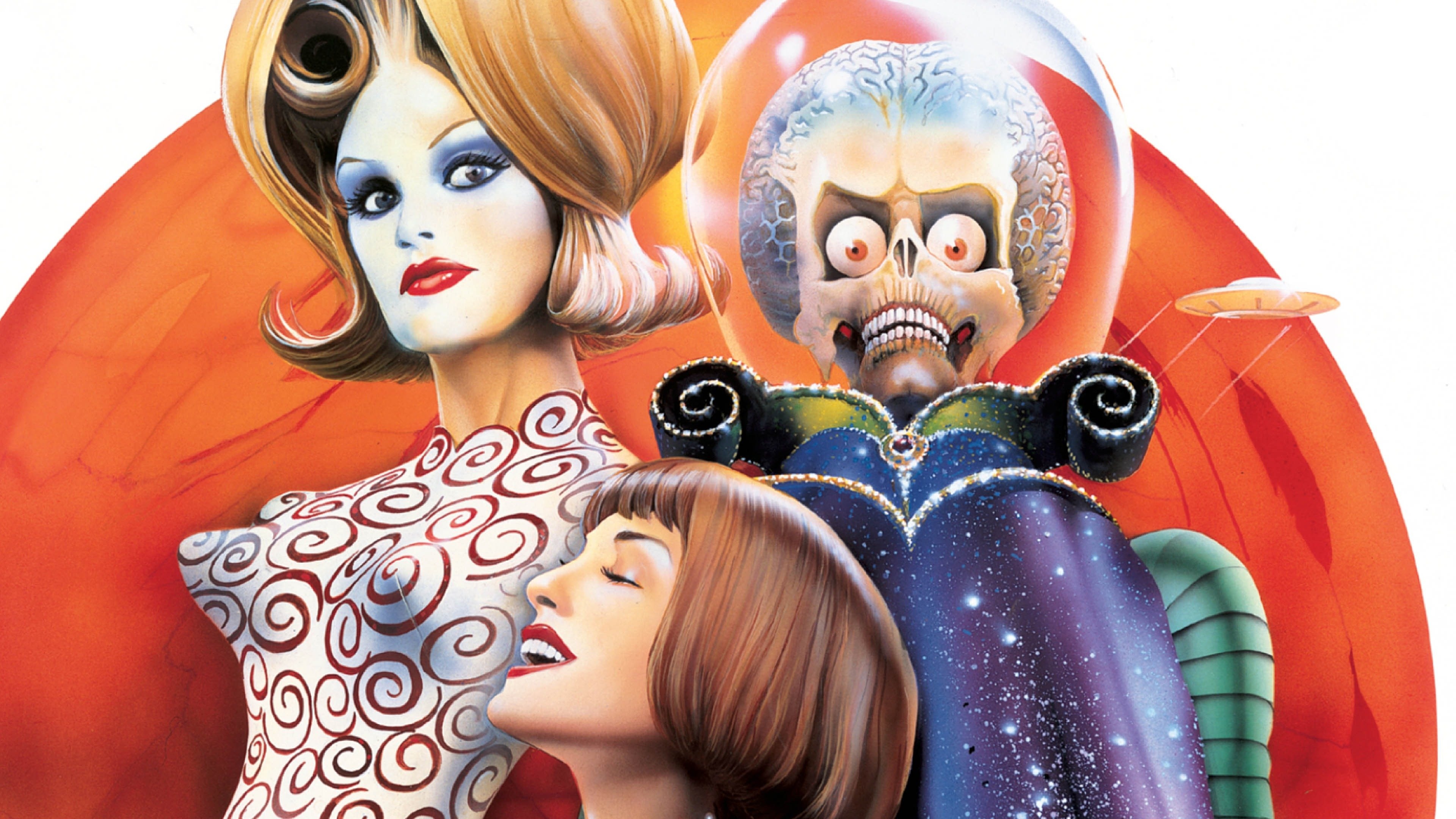 Mars Attacks!, Watch full movie online, Alien invasion, Sci-fi comedy, 3840x2160 4K Desktop