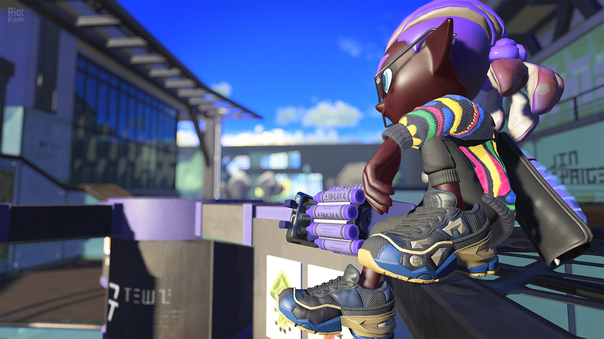 Splatoon 3, Game screenshots, Riot Pixels images, Gaming visuals, 1920x1080 Full HD Desktop