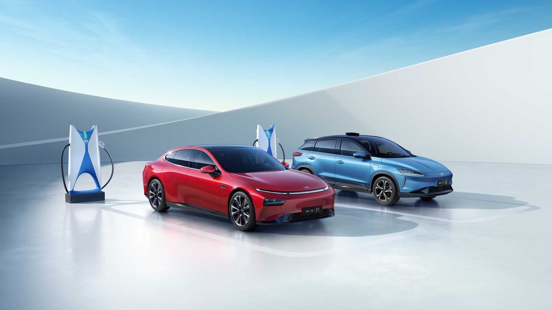 Charging, XPeng P7 Sedan Wallpaper, 1920x1080 Full HD Desktop