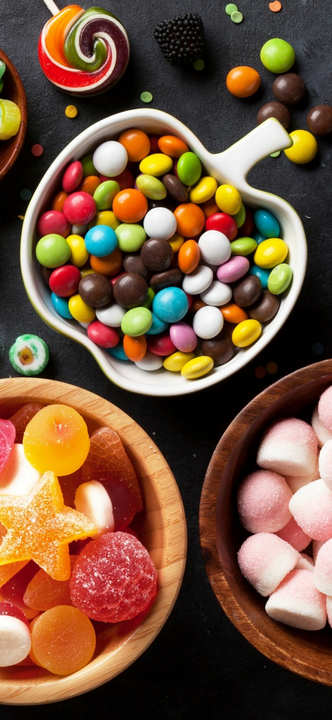 Sweet cravings, Tasty treats, Flavorful delights, Yummy satisfaction, 1130x2440 HD Phone