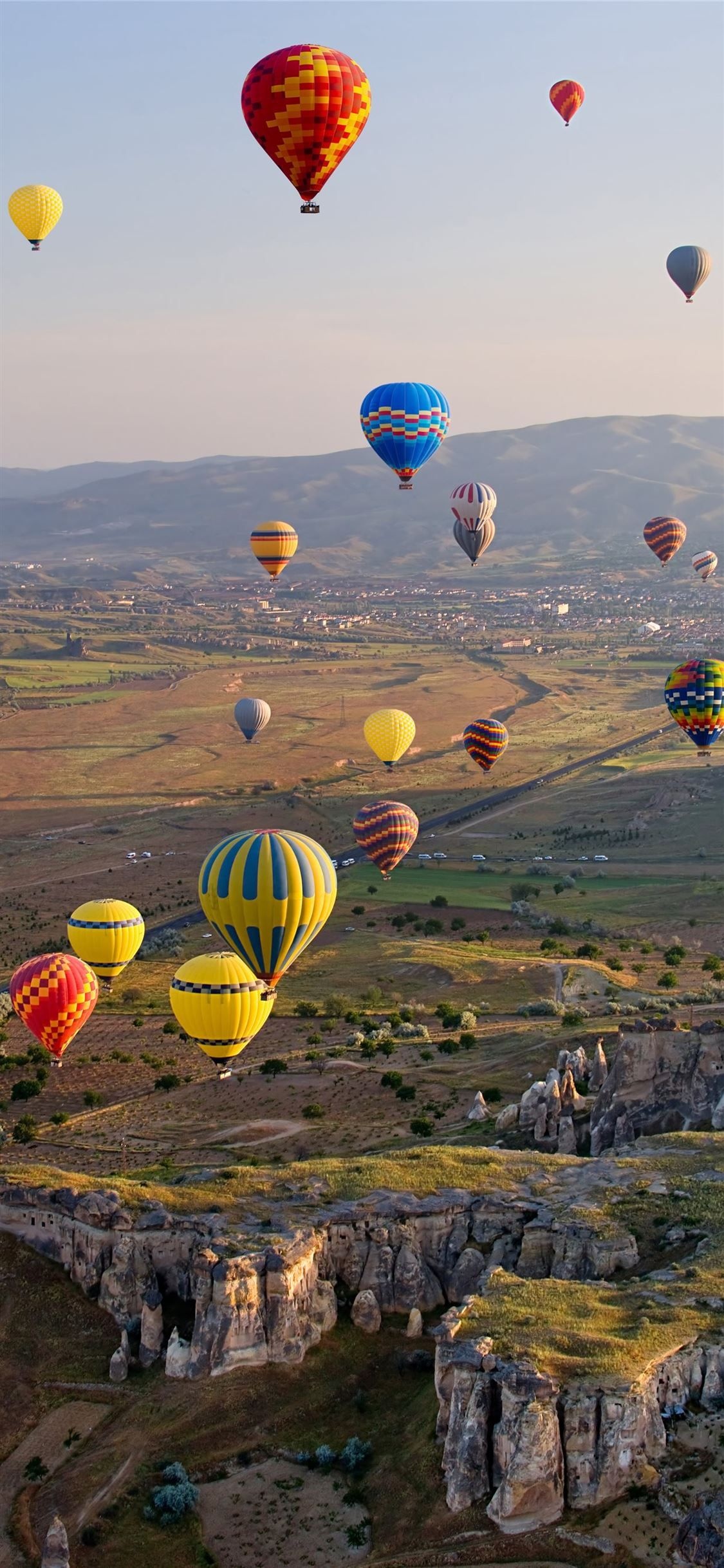 Goreme National Park, Cappadocia, Natural wonder, Rock formations, 1130x2440 HD Phone