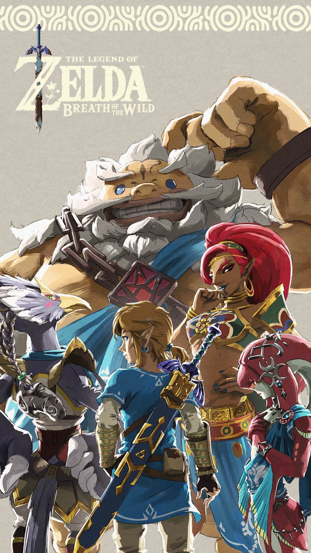 BOTW Champions Ballad wallpapers, Stunning visuals, Immersive gaming, Legendary characters, Gaming fandom, 1250x2210 HD Phone