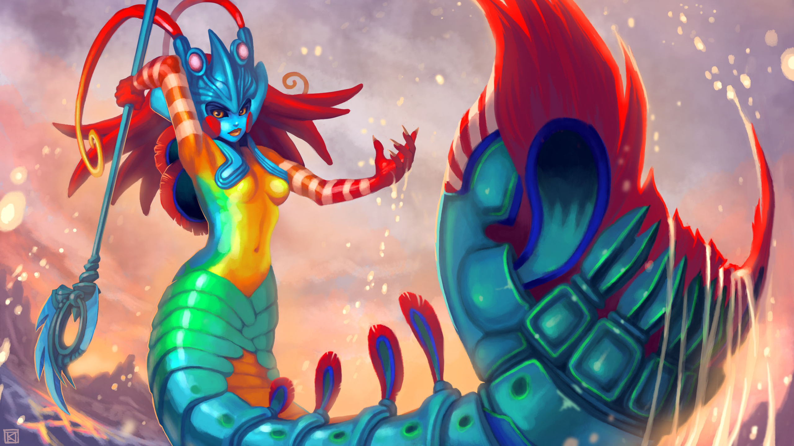 Nami, League of Legends, Wallpaper resolution, ID29657, 2560x1440 HD Desktop