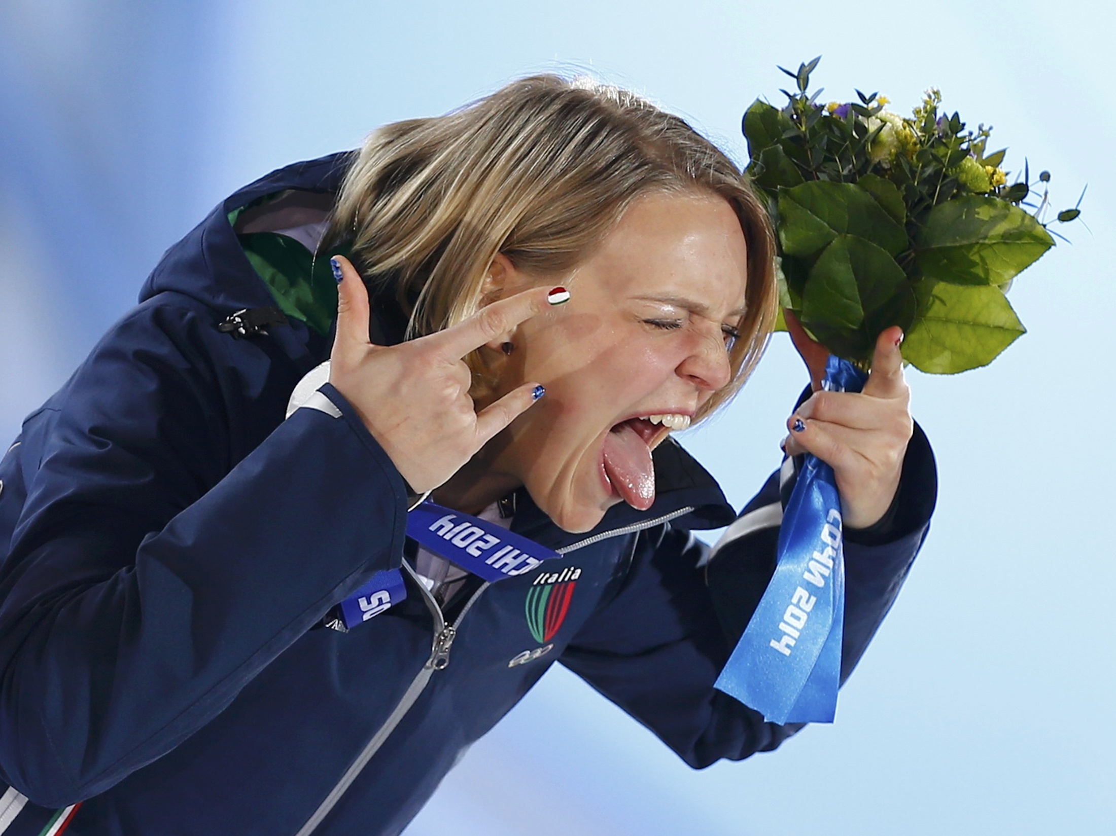 Arianna Fontana, Silver medalist, Sochi Winter Olympics, Speed skating, 2200x1650 HD Desktop