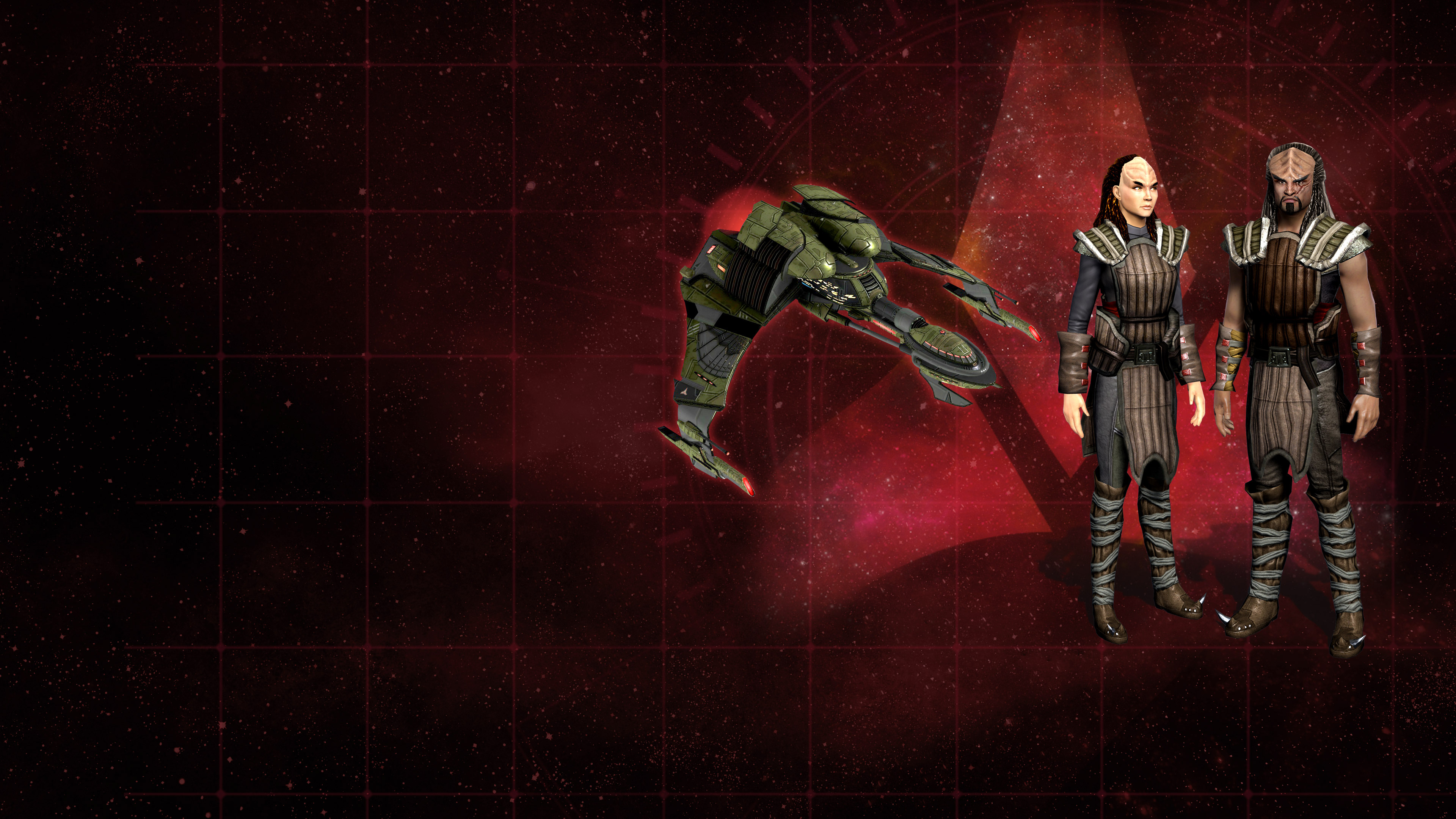 Star Trek Online, Klingon Defense Force, Elite Starter Pack, Promotional art, 3840x2160 4K Desktop