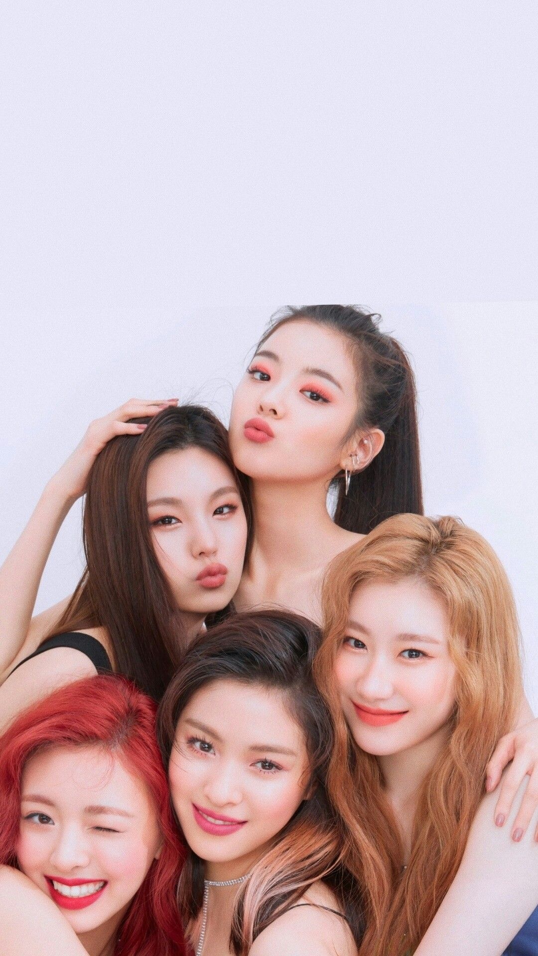 ITZY, K-pop sensation, Rising stars, Chart-topping hits, 1080x1920 Full HD Phone