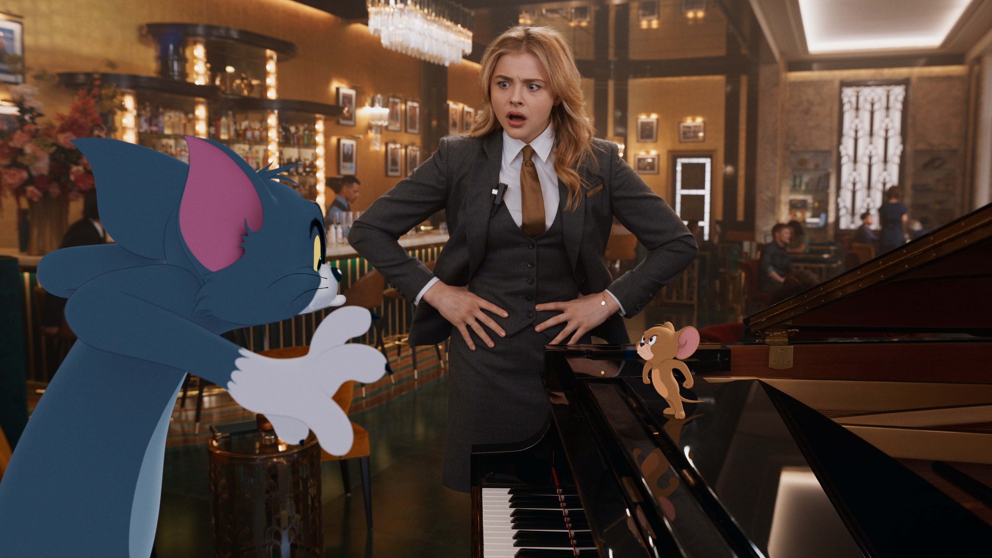 Chloe Grace Moretz, Tom and Jerry Wallpaper, 3840x2160 4K Desktop