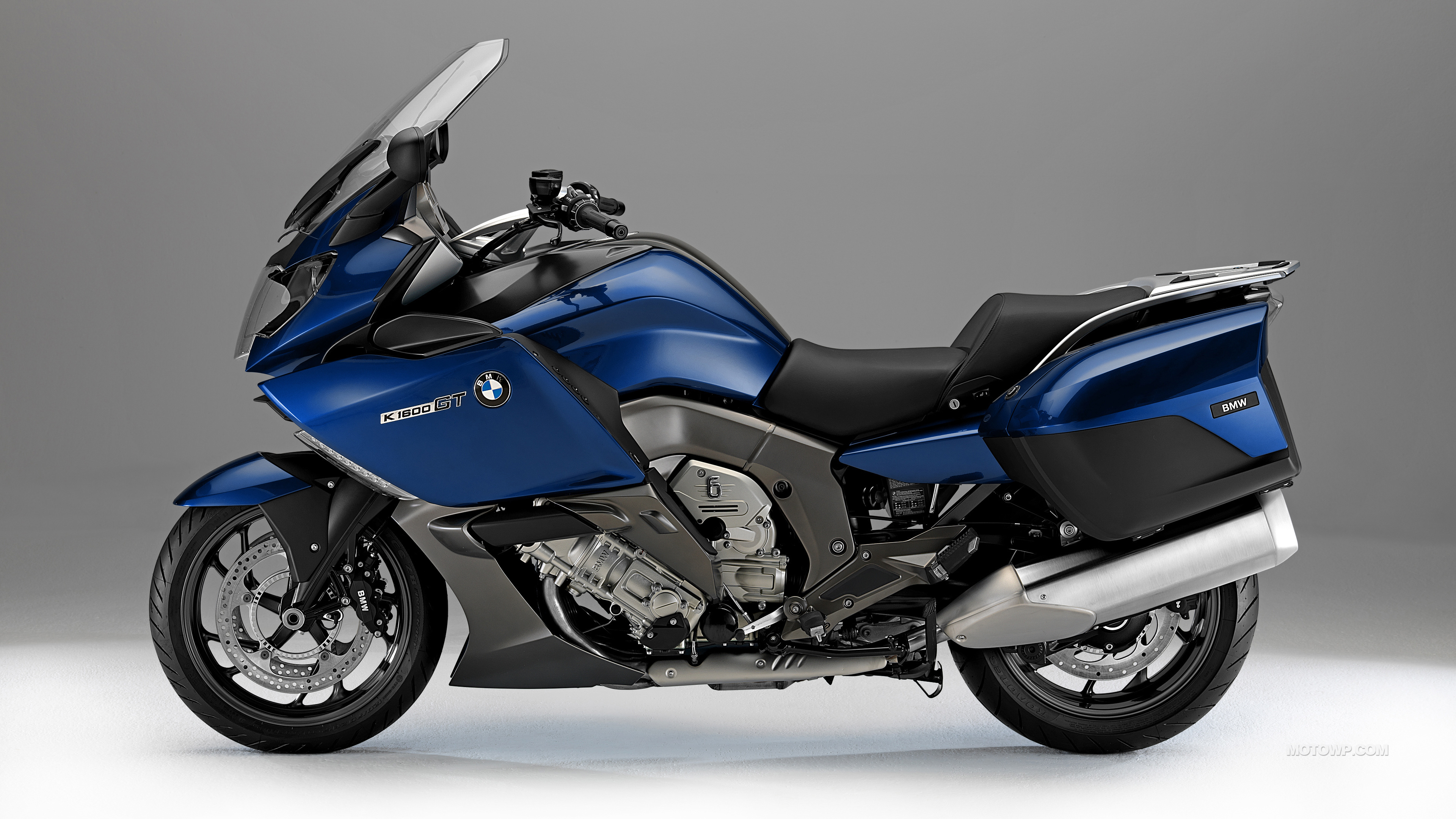 BMW K 1600 GT, Powerful touring machine, Auto expert, Sleek design, 3840x2160 4K Desktop