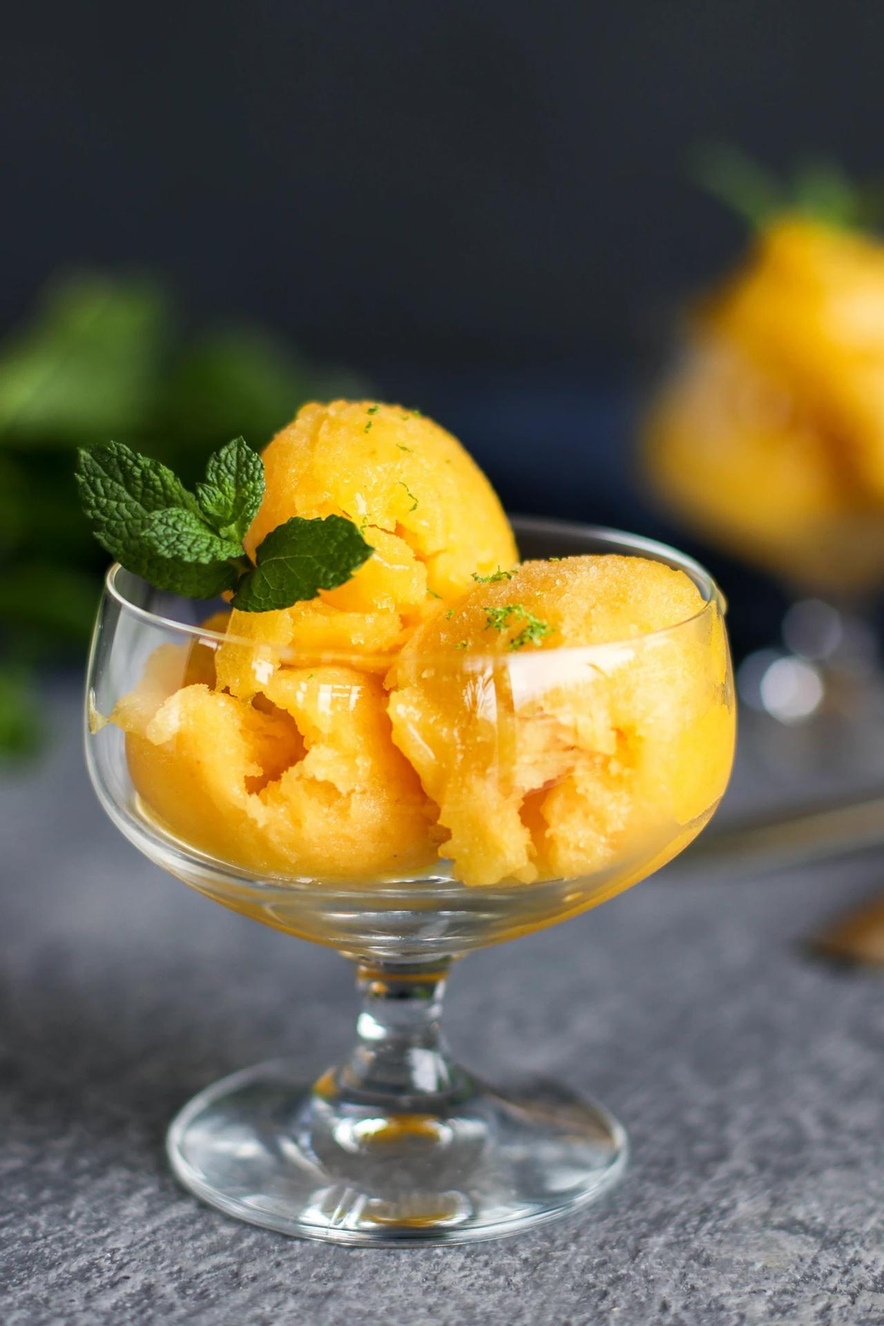 Mango ginger sorbet, Pick up Limes recipe, Exotic fusion, Tropical taste, 1280x1920 HD Phone