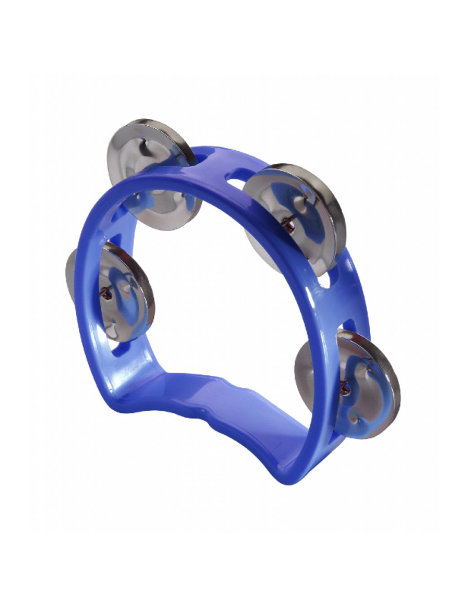 Plastic cutaway mini tambourine, Blue color, 1600x2050 HD Phone