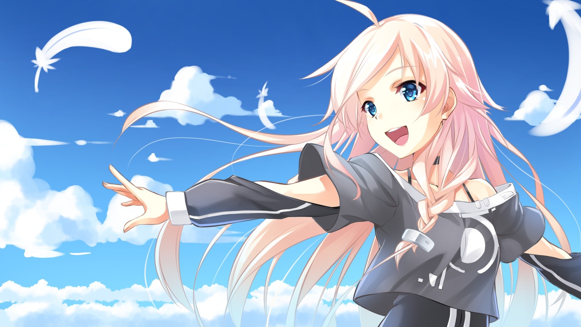 IA Vocaloid, Anime-inspired art, Vocaloid character design, Fond d'ecran, 1920x1080 Full HD Desktop