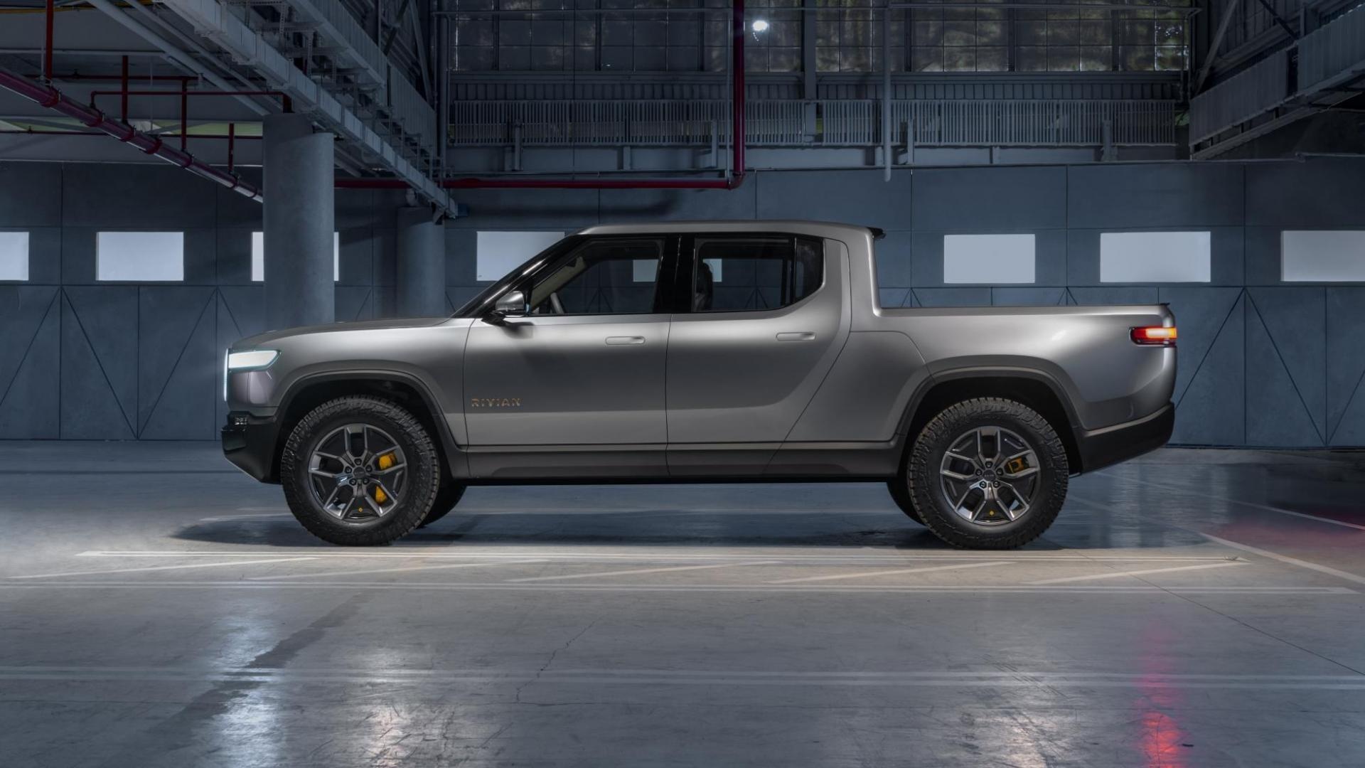 R1T Left Side, Rivian Automotive Wallpaper, 1920x1080 Full HD Desktop