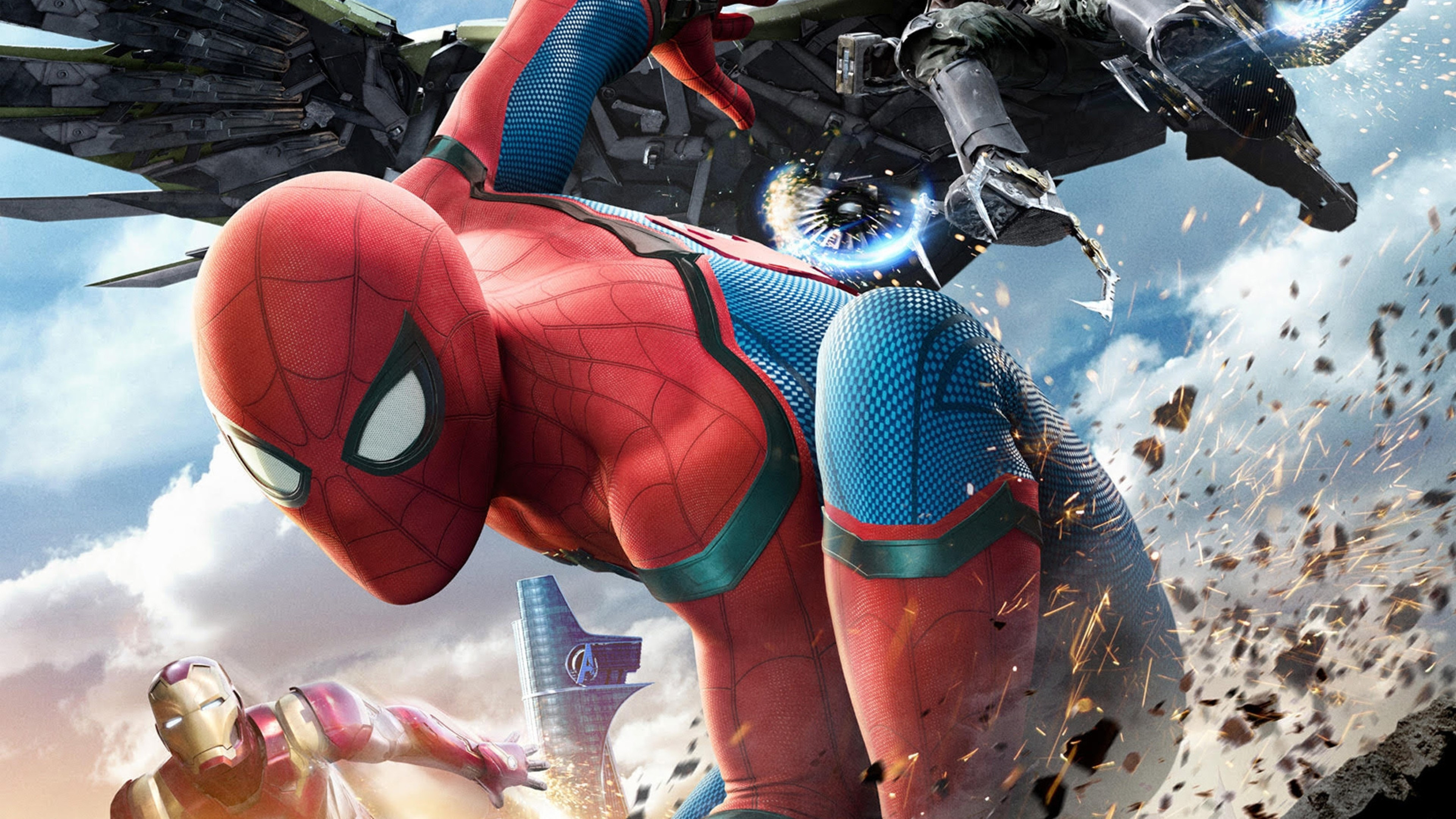 Spider-Man Homecoming, Tom Holland, UHD TV wallpapers, 3840x2160 4K Desktop