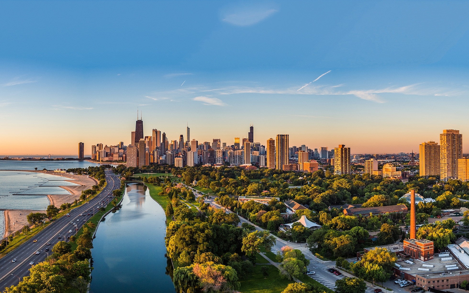 Art & collectibles, Photography, Chicago skyline, 1960x1230 HD Desktop