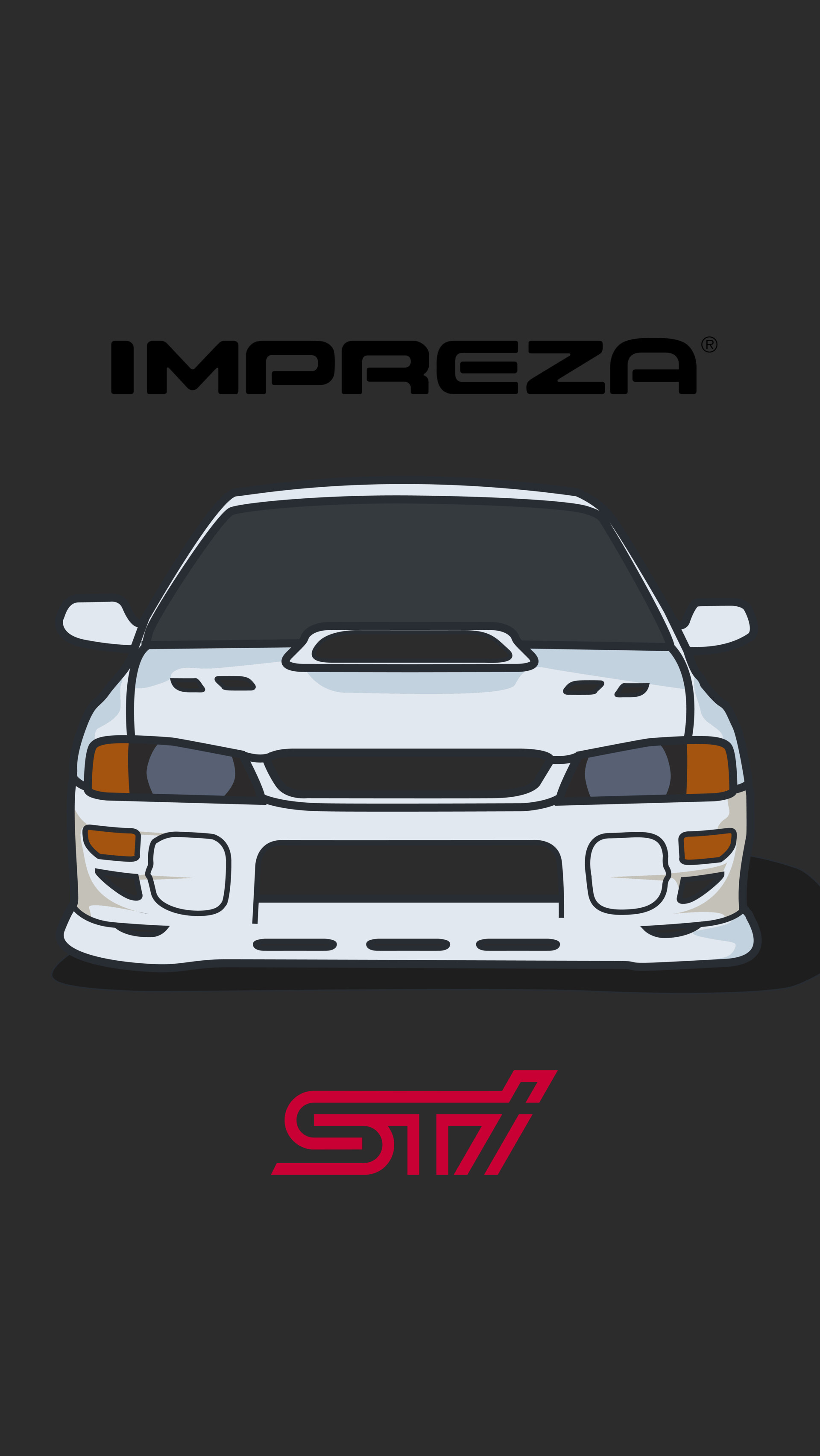 Subaru Impreza, Auto, Artistic rendering, Car enthusiasts, 1920x3410 HD Phone