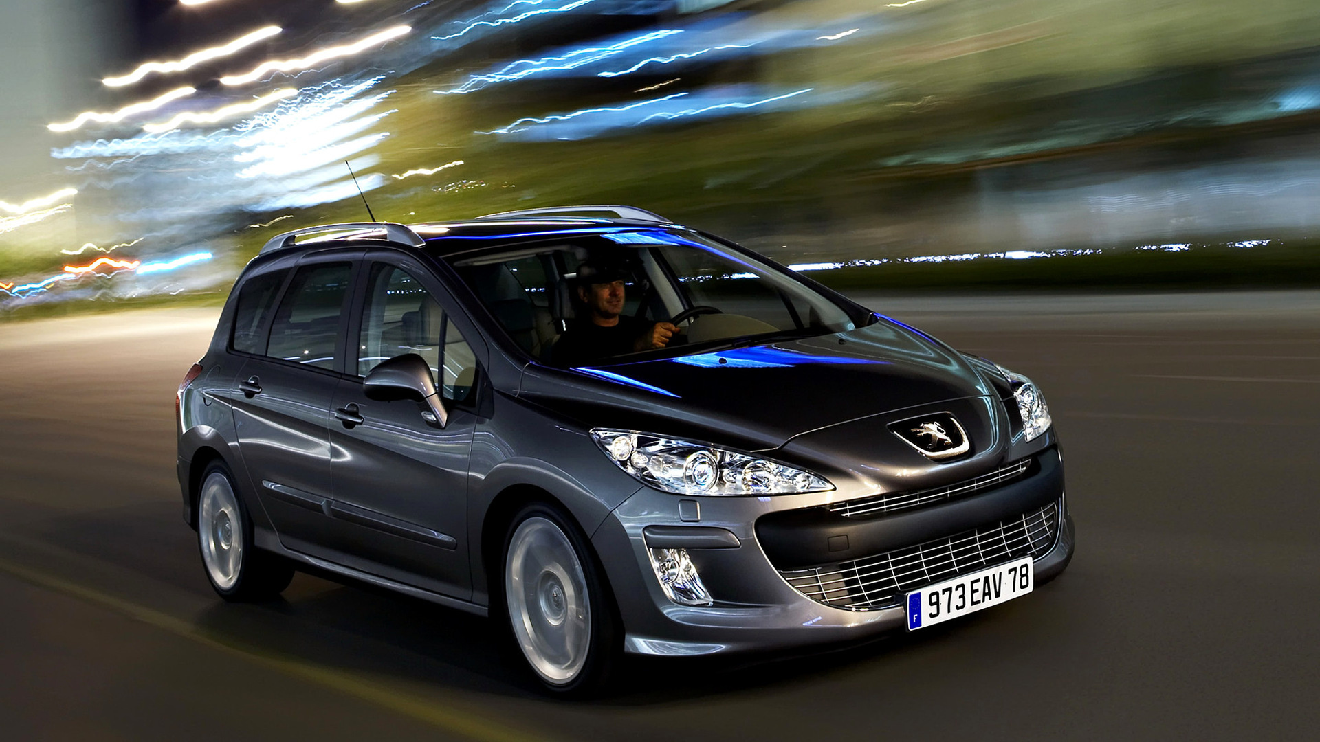 2008 Model, Peugeot 308 Wallpaper, 1920x1080 Full HD Desktop