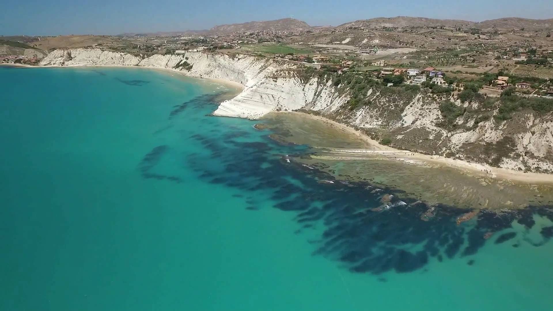 Scala dei Turchi beauty, Sicilian paradise, Golden Scope wonders, RealMonte travel, 1920x1080 Full HD Desktop