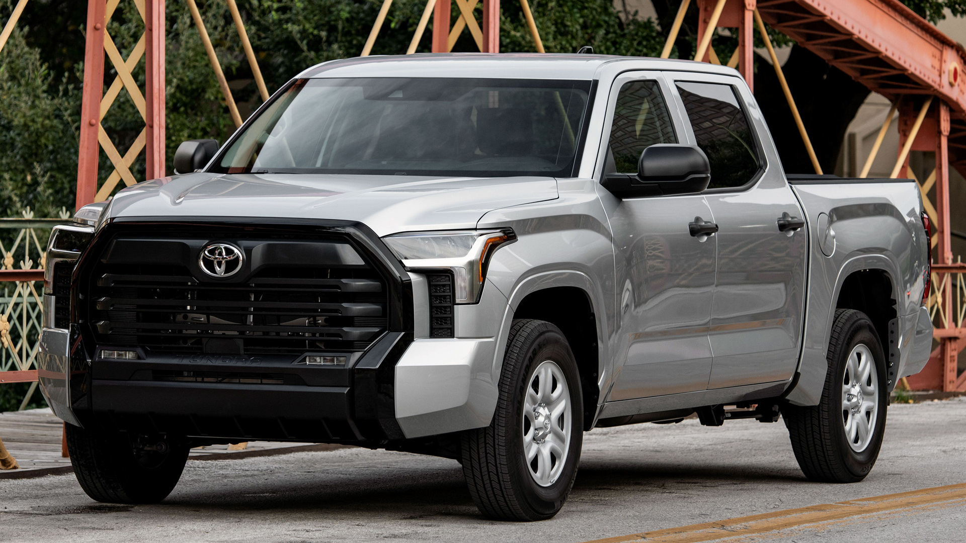 Toyota Tundra, 2022 SR Crewmax, Off-road capabilities, Car pixel, 1920x1080 Full HD Desktop