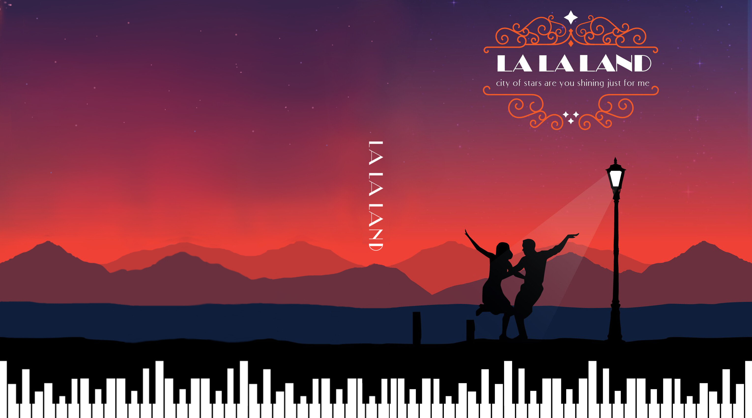 La La Land custom, Bluray cover, 3060x1700 HD Desktop