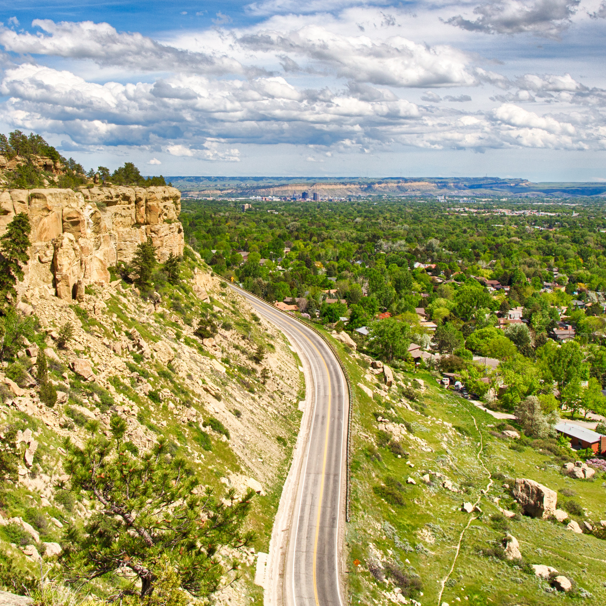 Montana road trip, Billings to Missoula, 2050x2050 HD Phone