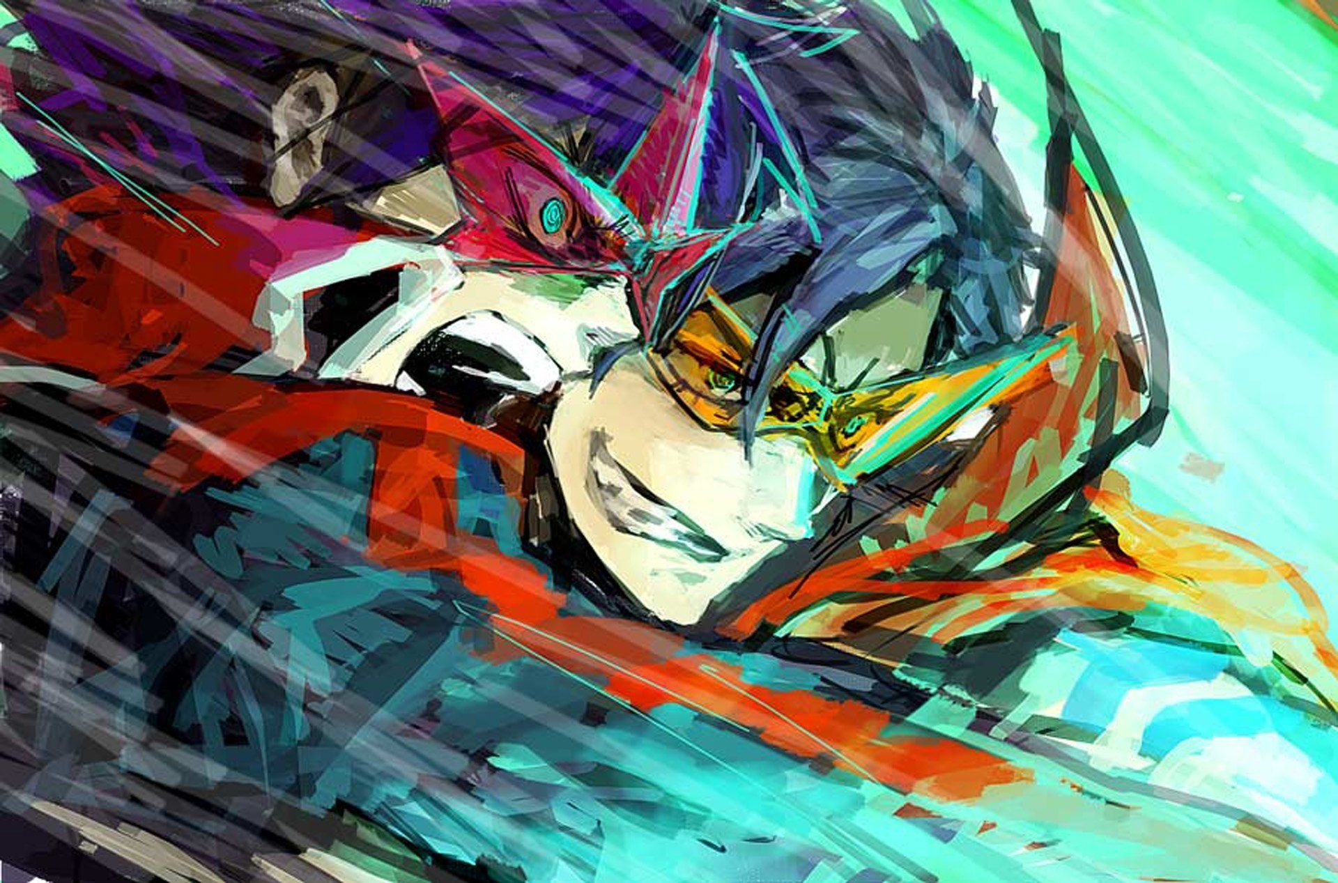 Tengen Toppa Gurren Lagann, Visually striking wallpapers, Vibrant colors, Epic moments, 1920x1270 HD Desktop