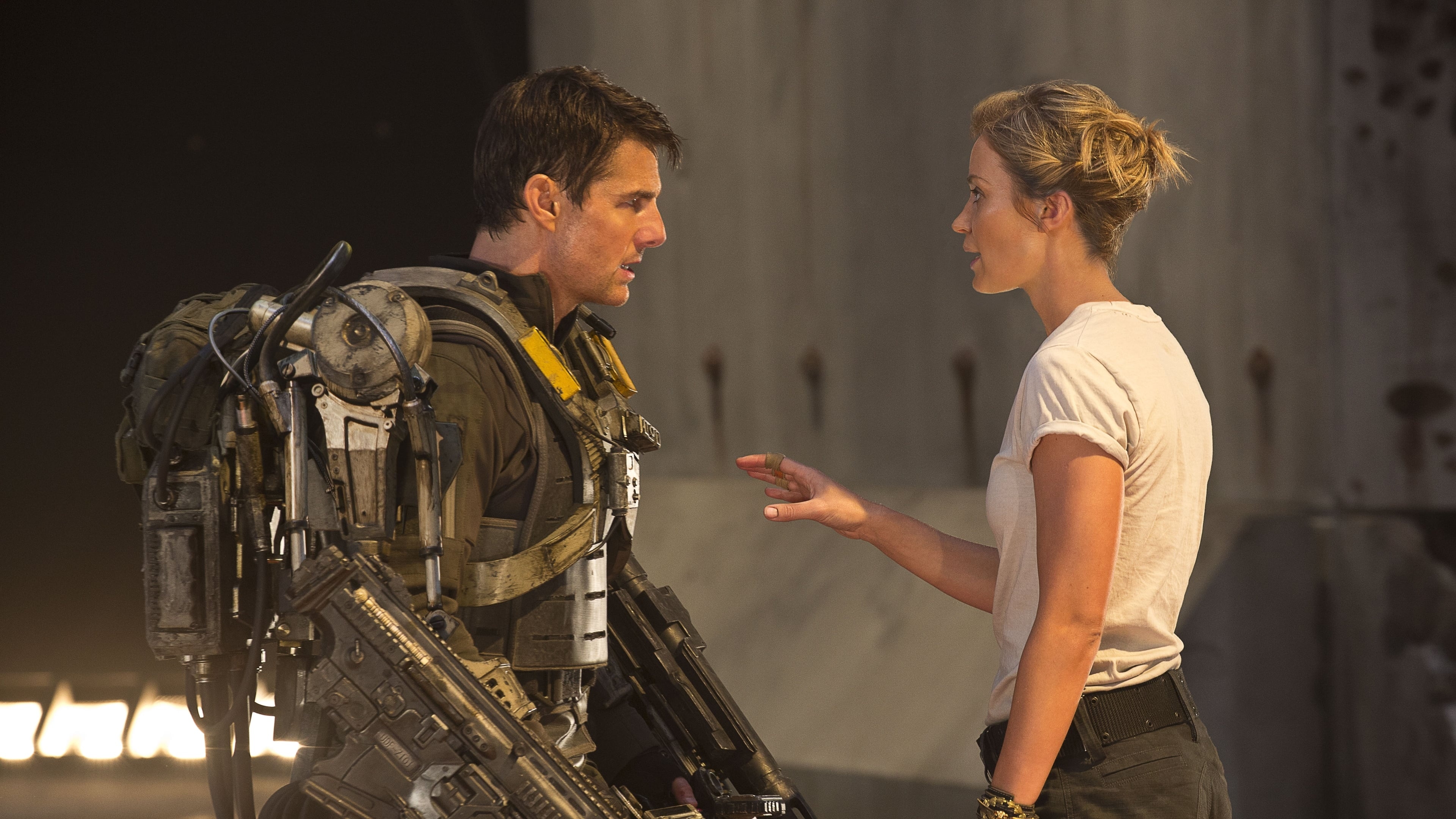 Edge of Tomorrow, Intense battle sequences, Mysterious alien invaders, Tom Cruise in action, 3840x2160 4K Desktop