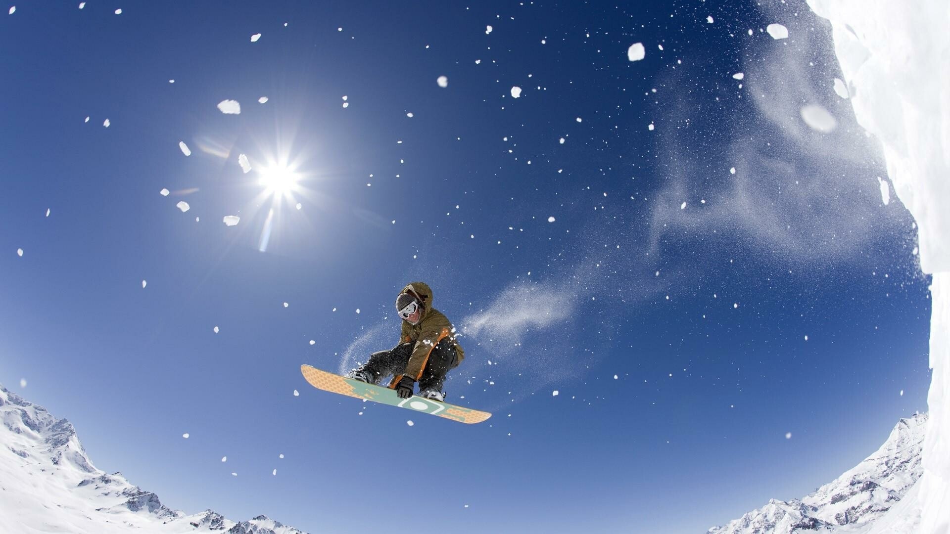 HD snowboarding wallpapers, Stunning 4K visuals, Free download, Phone and desktop wallpapers, 1920x1080 Full HD Desktop