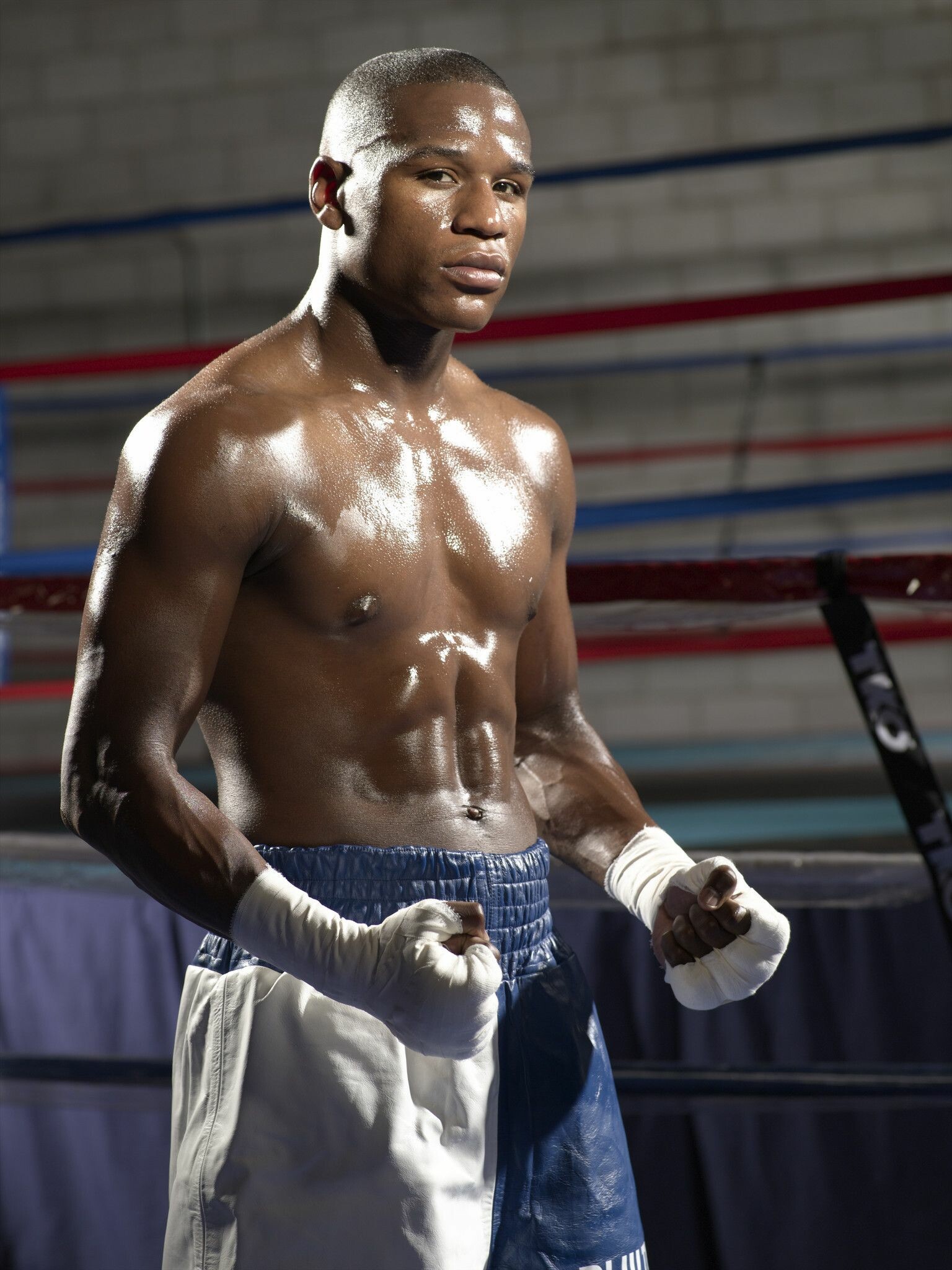 Boxing Gym, Floyd Mayweather Wallpaper, 1540x2050 HD Phone