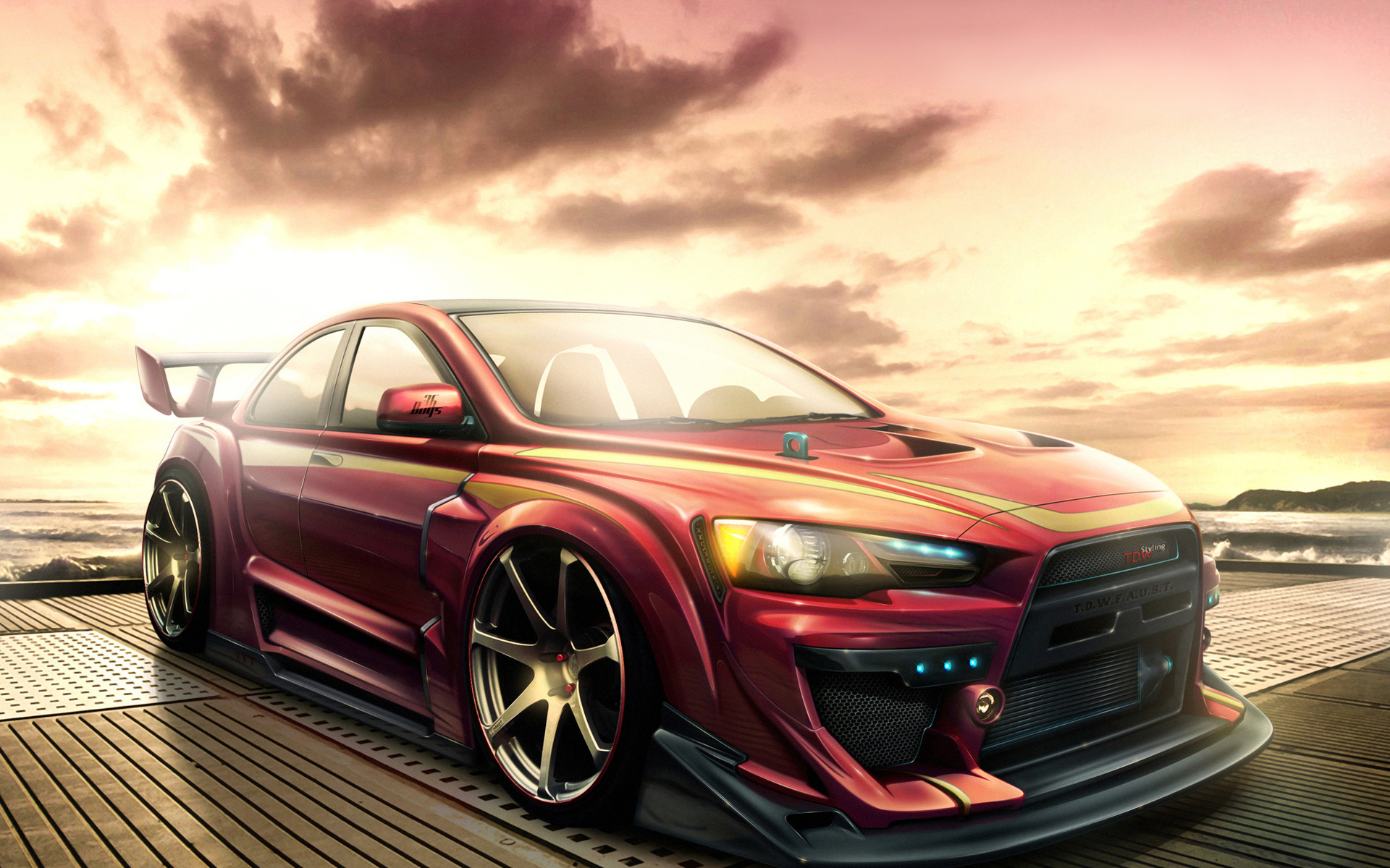 Mitsubishi Lancer, HD wallpapers, Sporty performance, Stylish look, 1920x1200 HD Desktop