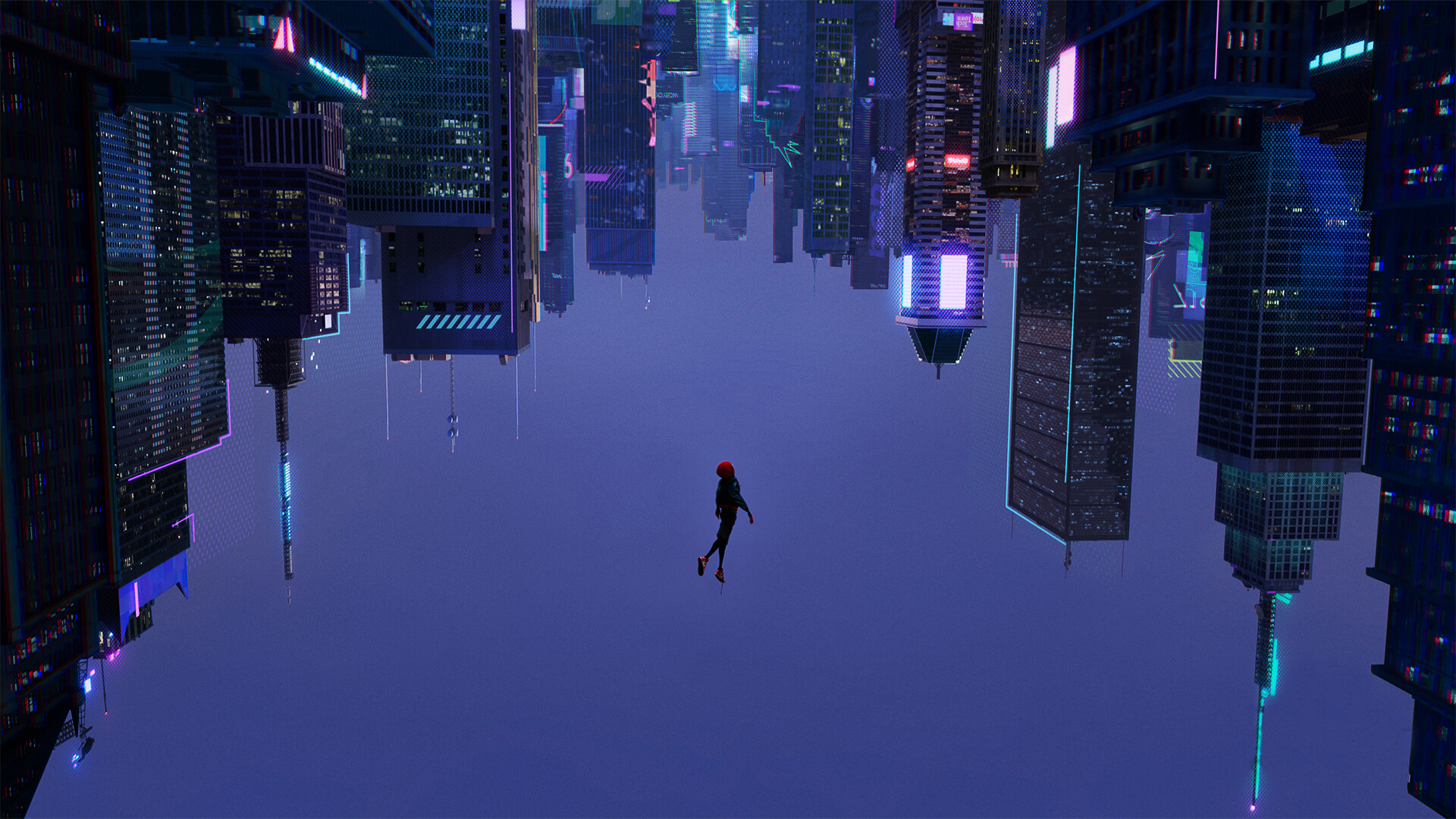 Into the Spider-Verse wallpapers, Urban fantasy backgrounds, Animated movie, 1920x1080 Full HD Desktop