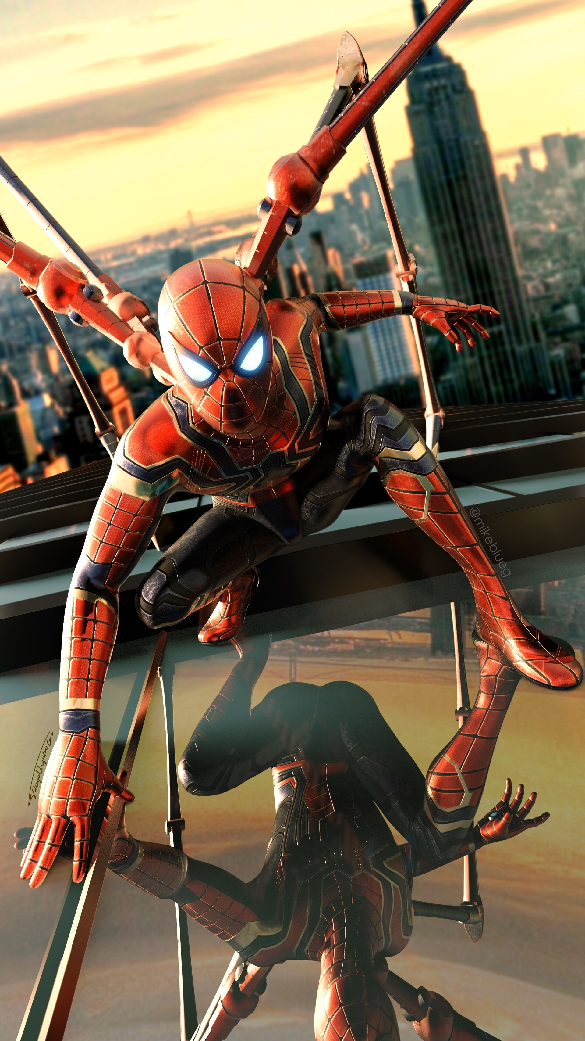ArtStation - Iron Spider Wallpapers 1920x3420