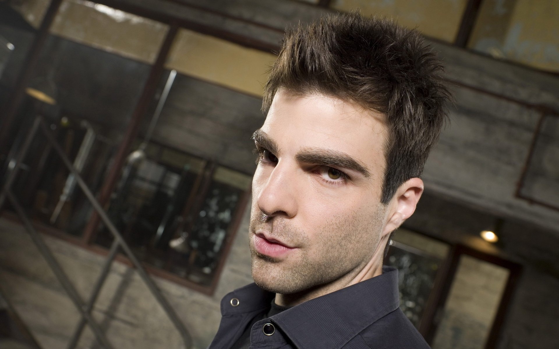 Zachary Quinto, Celebrity portrait, HD background, Image, 1920x1200 HD Desktop