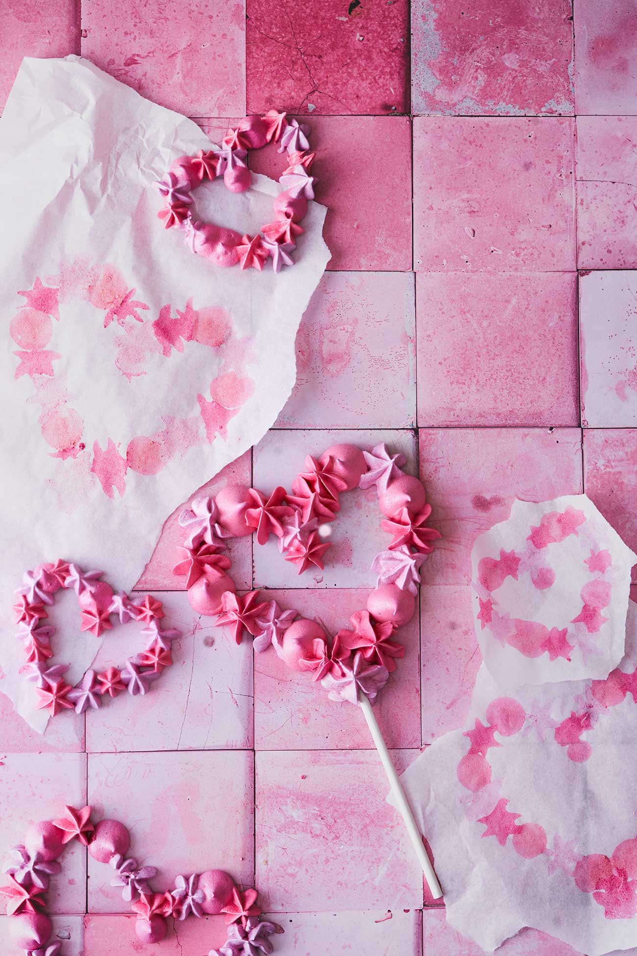 Meringue hearts, Valentine's Day, Sweet sentiment, Patisserie delight, 1300x1950 HD Phone
