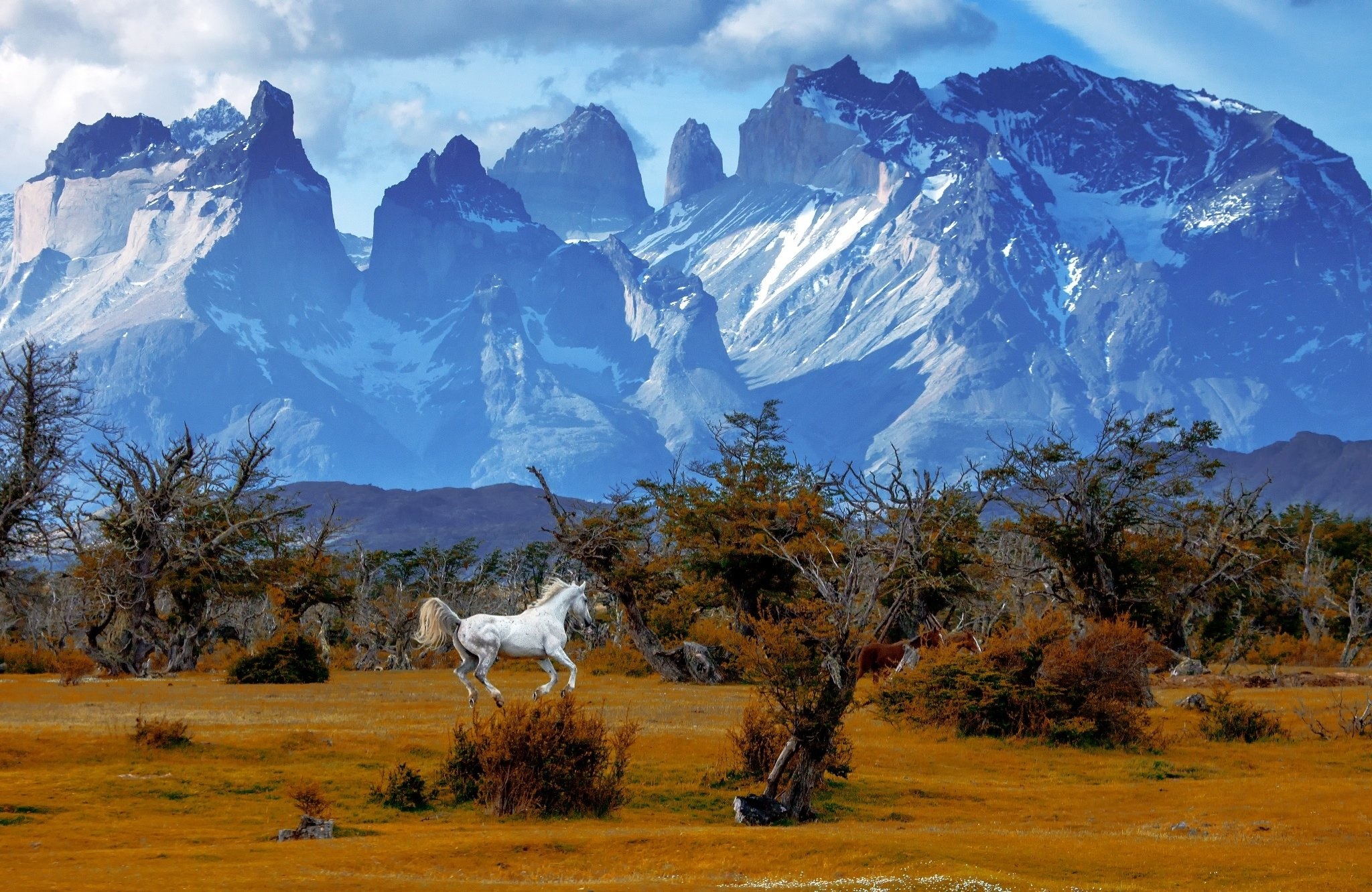 Torres del Paine National Park, Striking wallpapers, Artistic photography, John Thompson, 2050x1340 HD Desktop