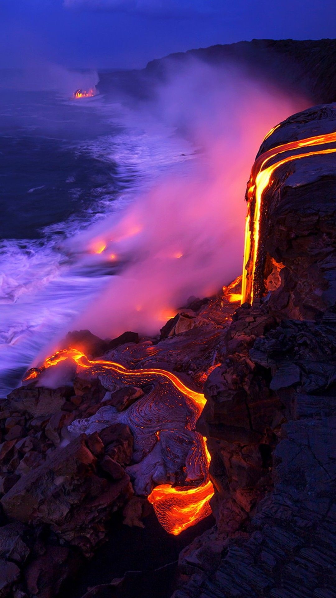 Hawaii Volcanoes National Park, Nature's wonders, Scenic photography, Serene landscapes, 1080x1920 Full HD Phone