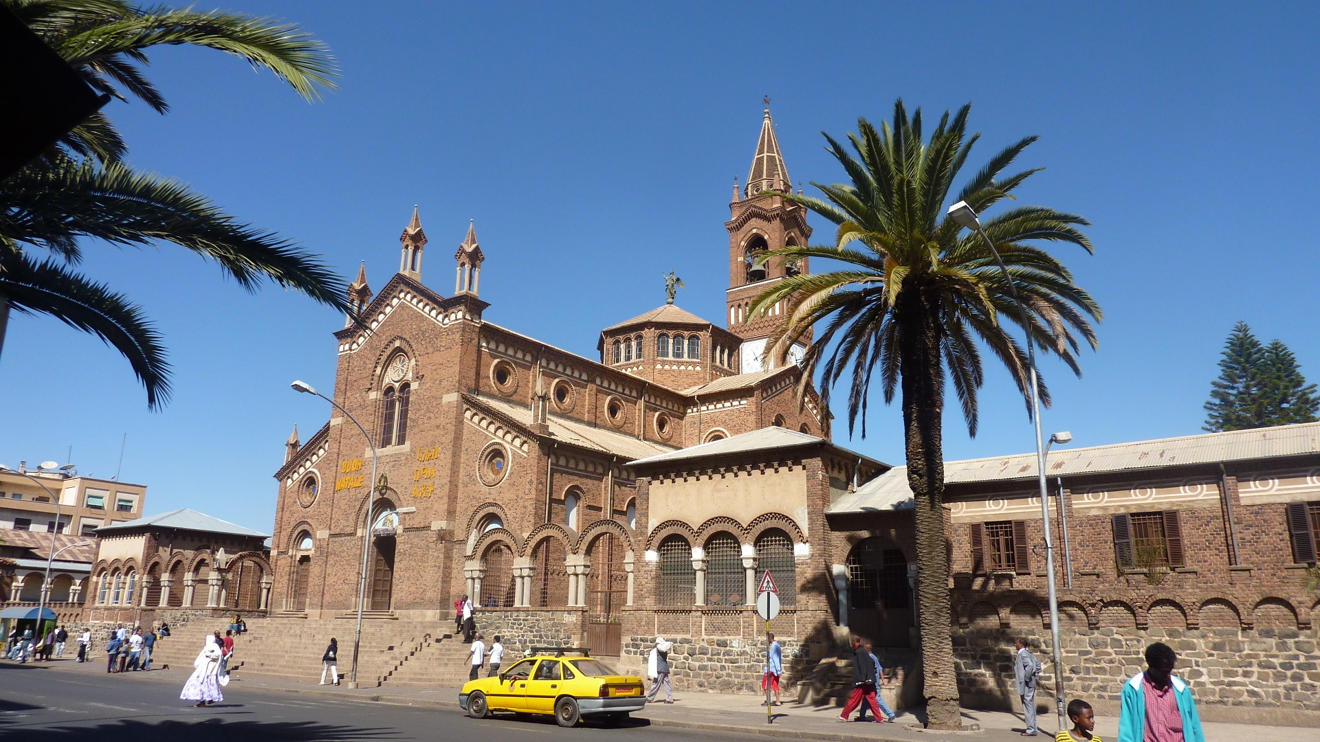 Asmara (Eritrea), Art deco buildings, UNESCO heritage, Architectural beauty, 1920x1080 Full HD Desktop